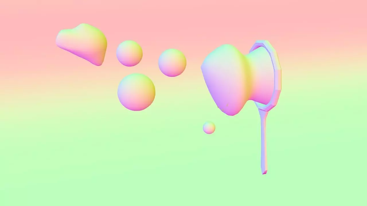blow bubbles 3d model 3D model_0