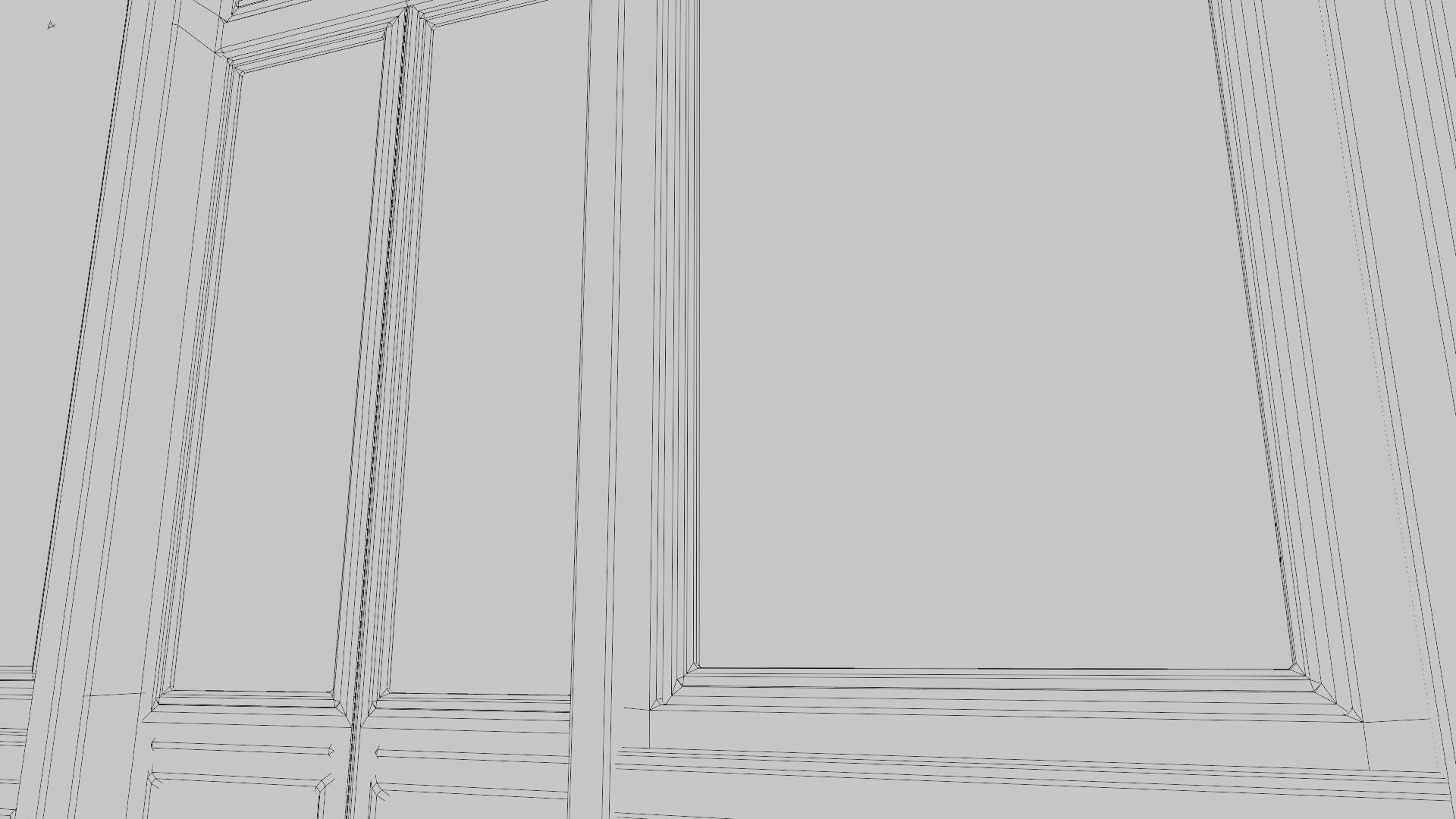 ground floor street shops with 2k  pbr textures Low-poly 3D model_12