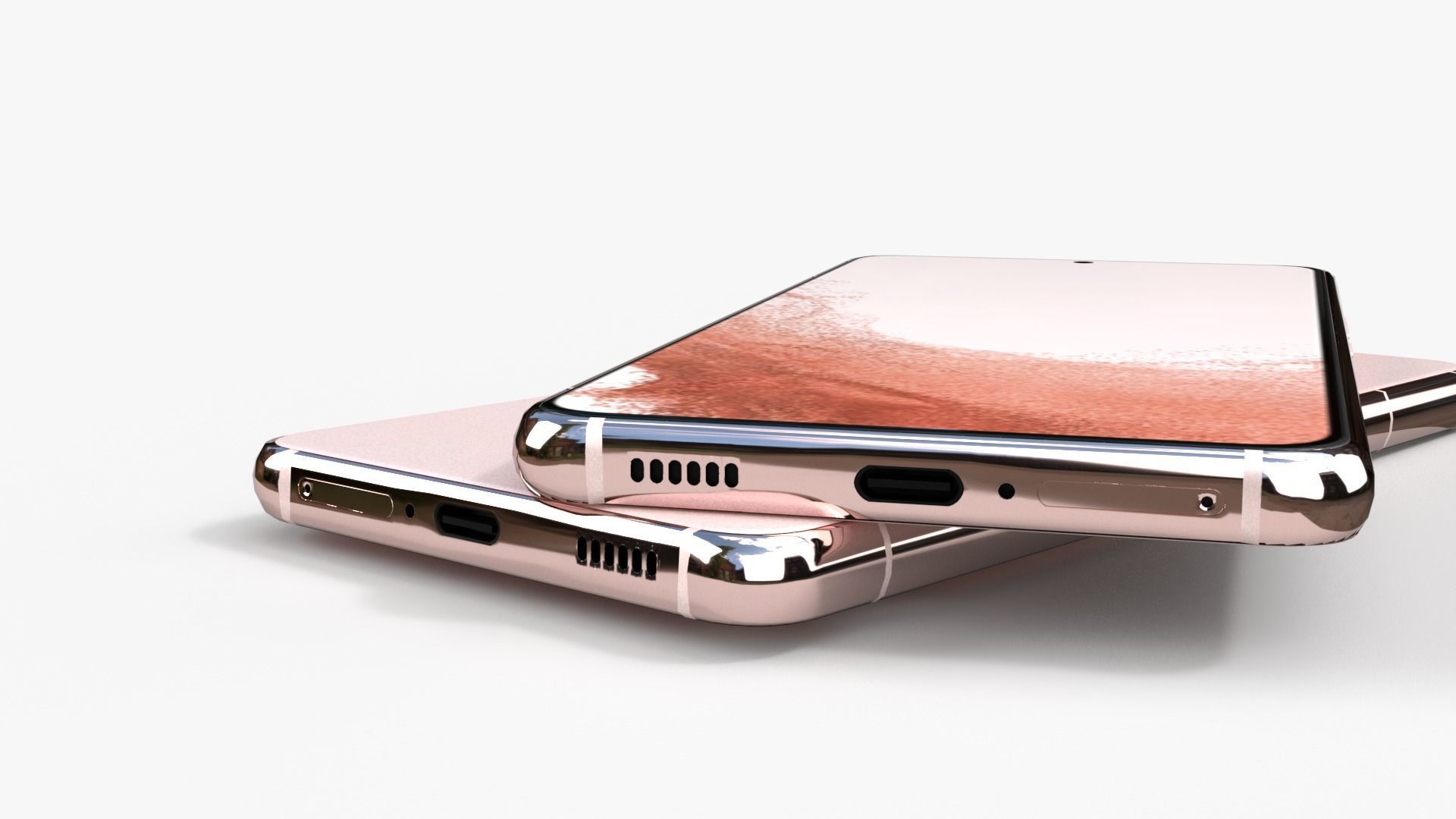 Samsung Galaxy S22 and Galaxy S22 plus Low-poly 3D model_12