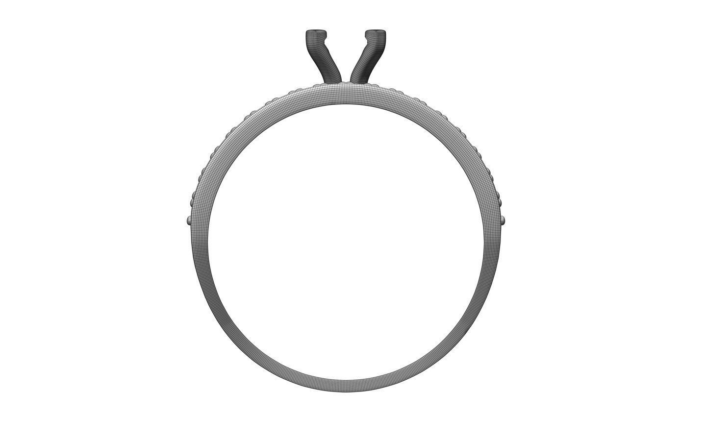 Fully printable ring model 005 3D print model_3