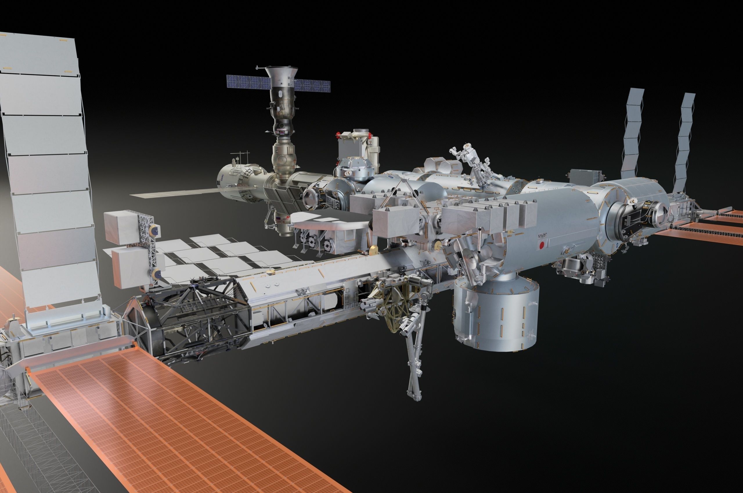NASA International Space Station 3D model_8