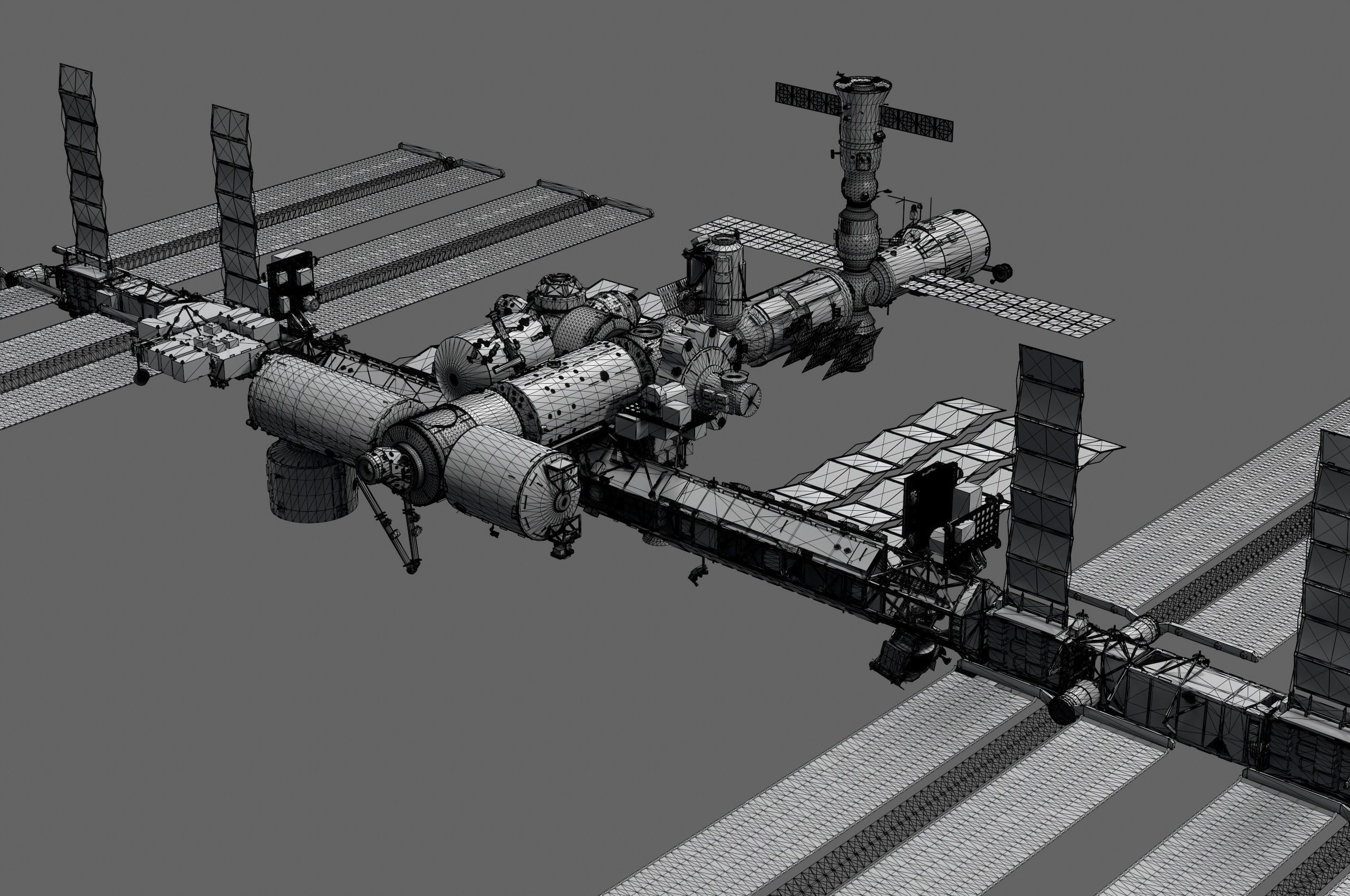 NASA International Space Station 3D model_22