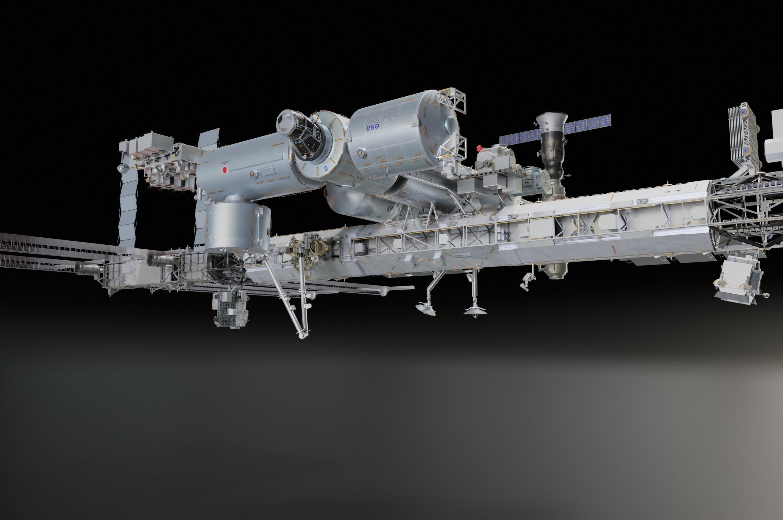NASA International Space Station 3D model_10
