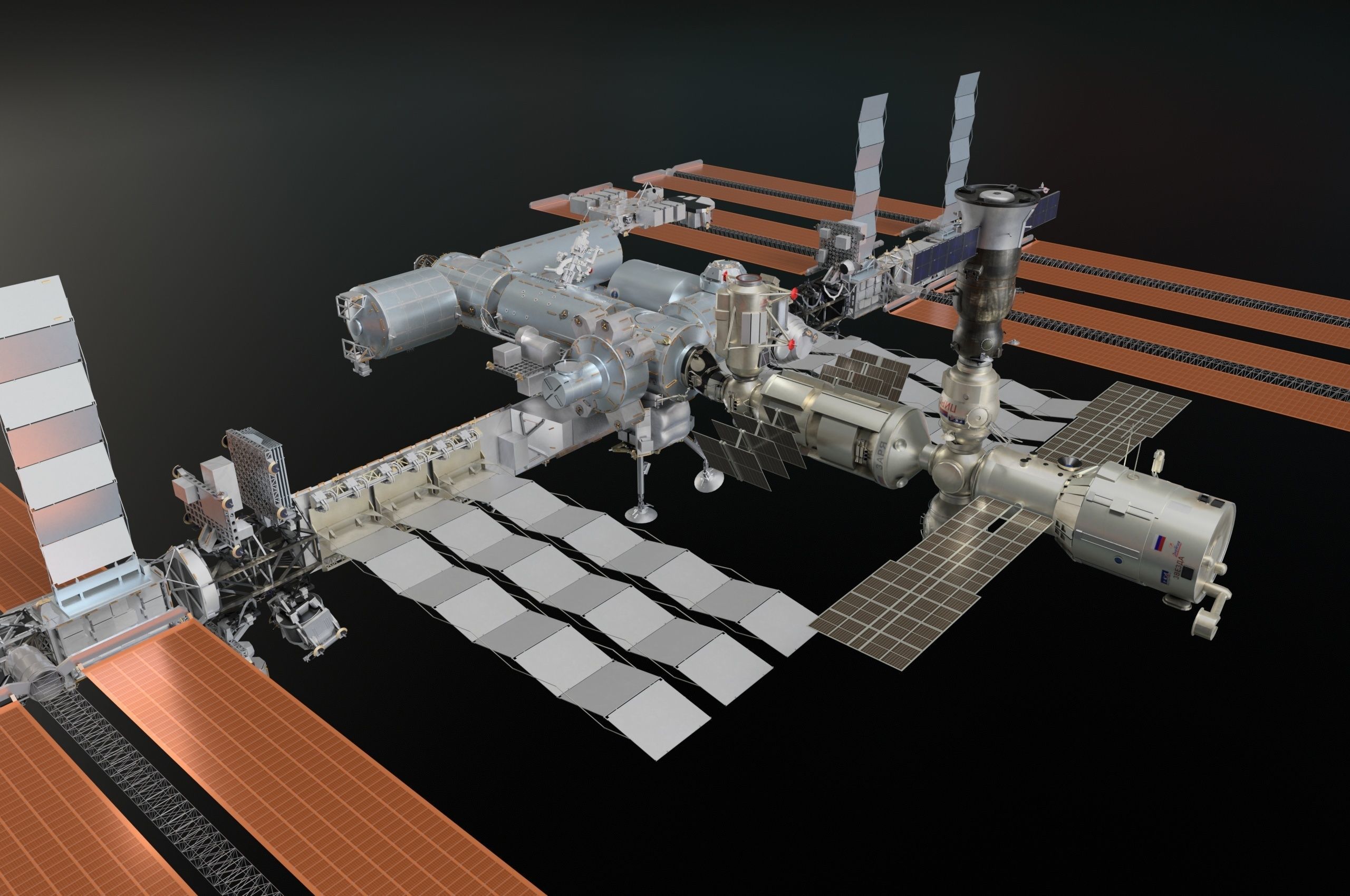 NASA International Space Station 3D model_4