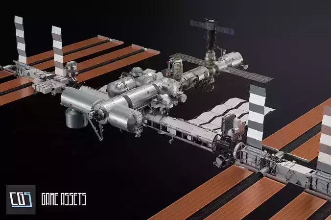 NASA International Space Station 3D model NASA International Space Station 3D model