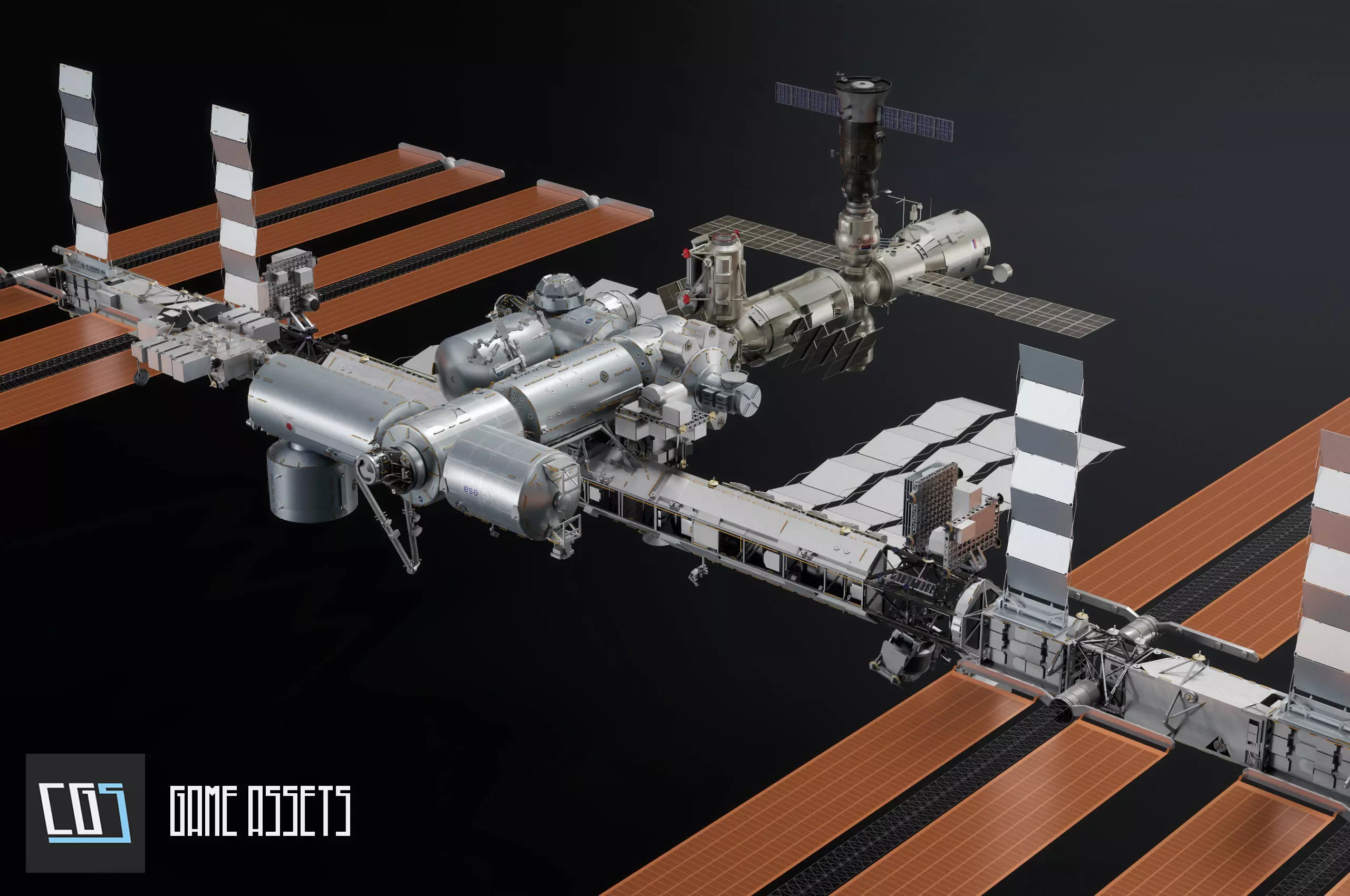 NASA International Space Station 3D model_0