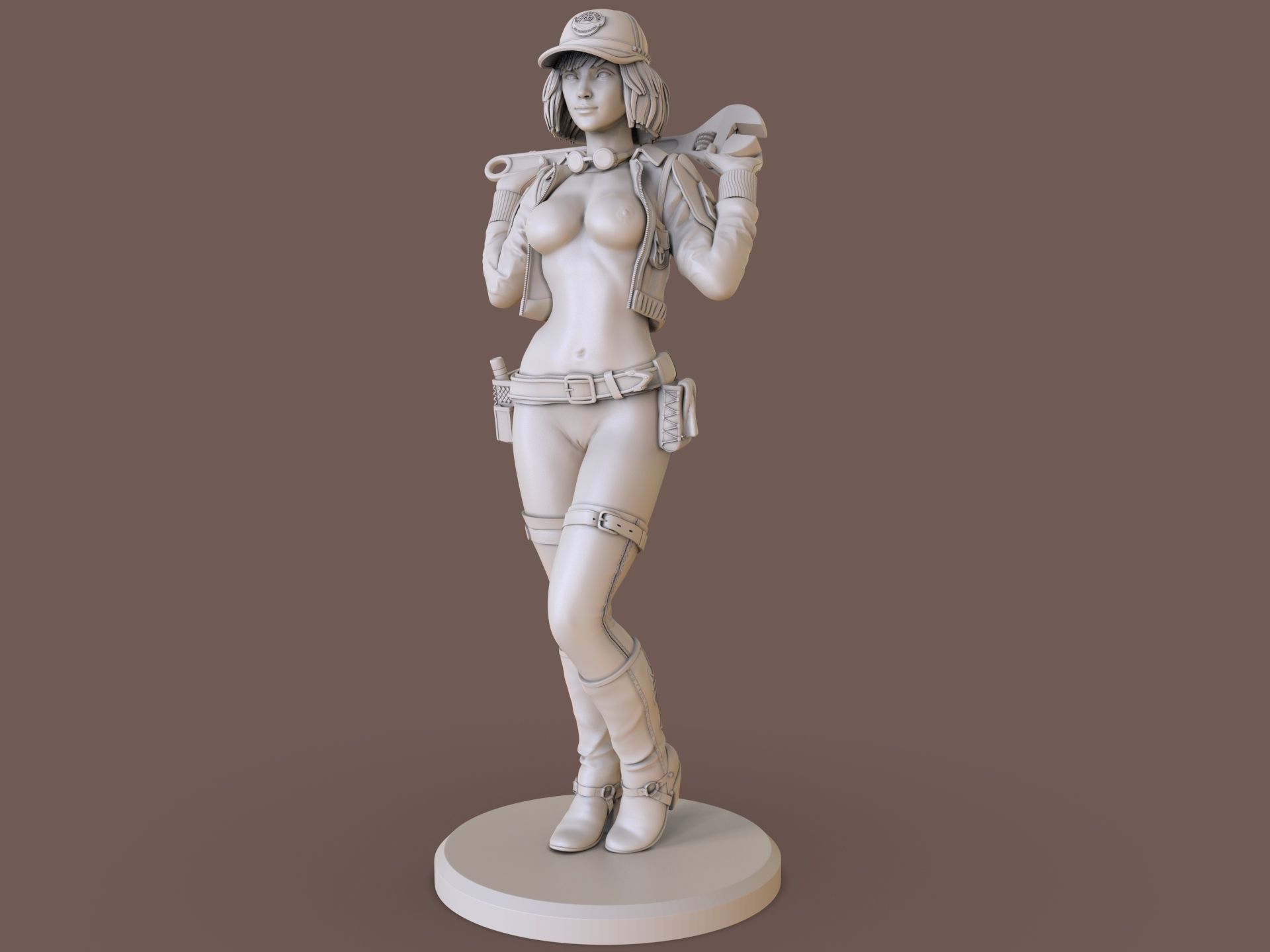 Cindy Aurum Final fantasy 3D print model_18