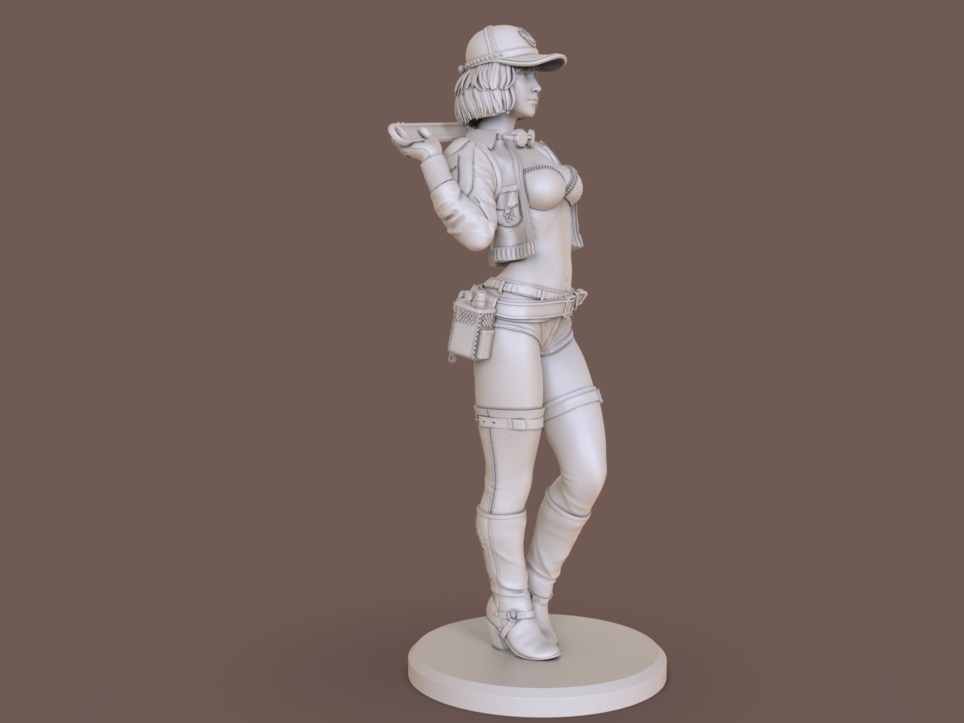 Cindy Aurum Final fantasy 3D print model_24