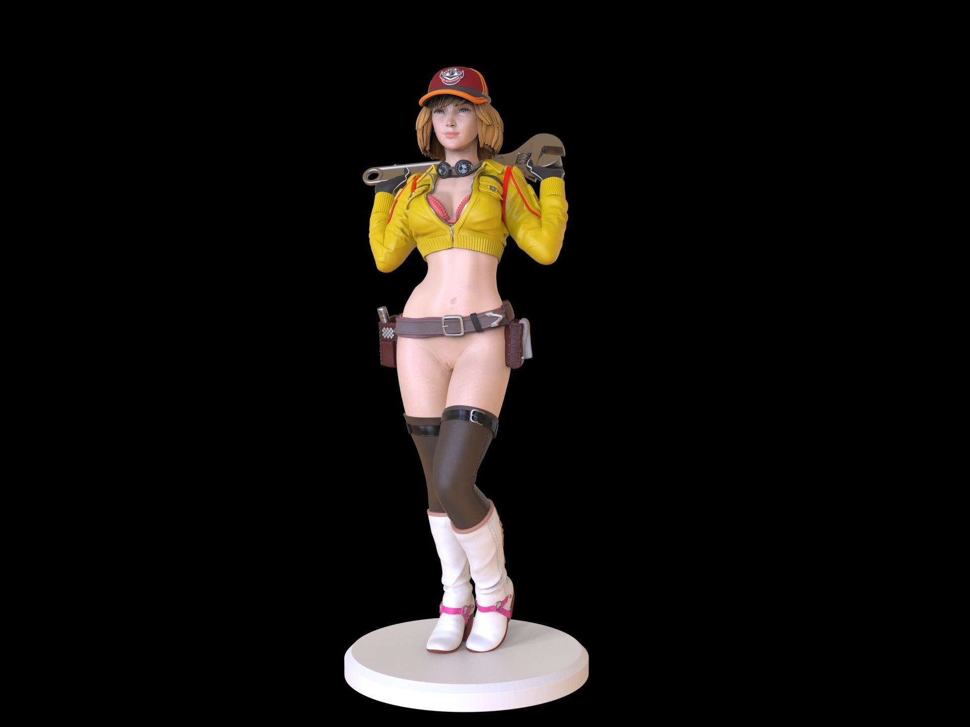 Cindy Aurum Final fantasy 3D print model_35