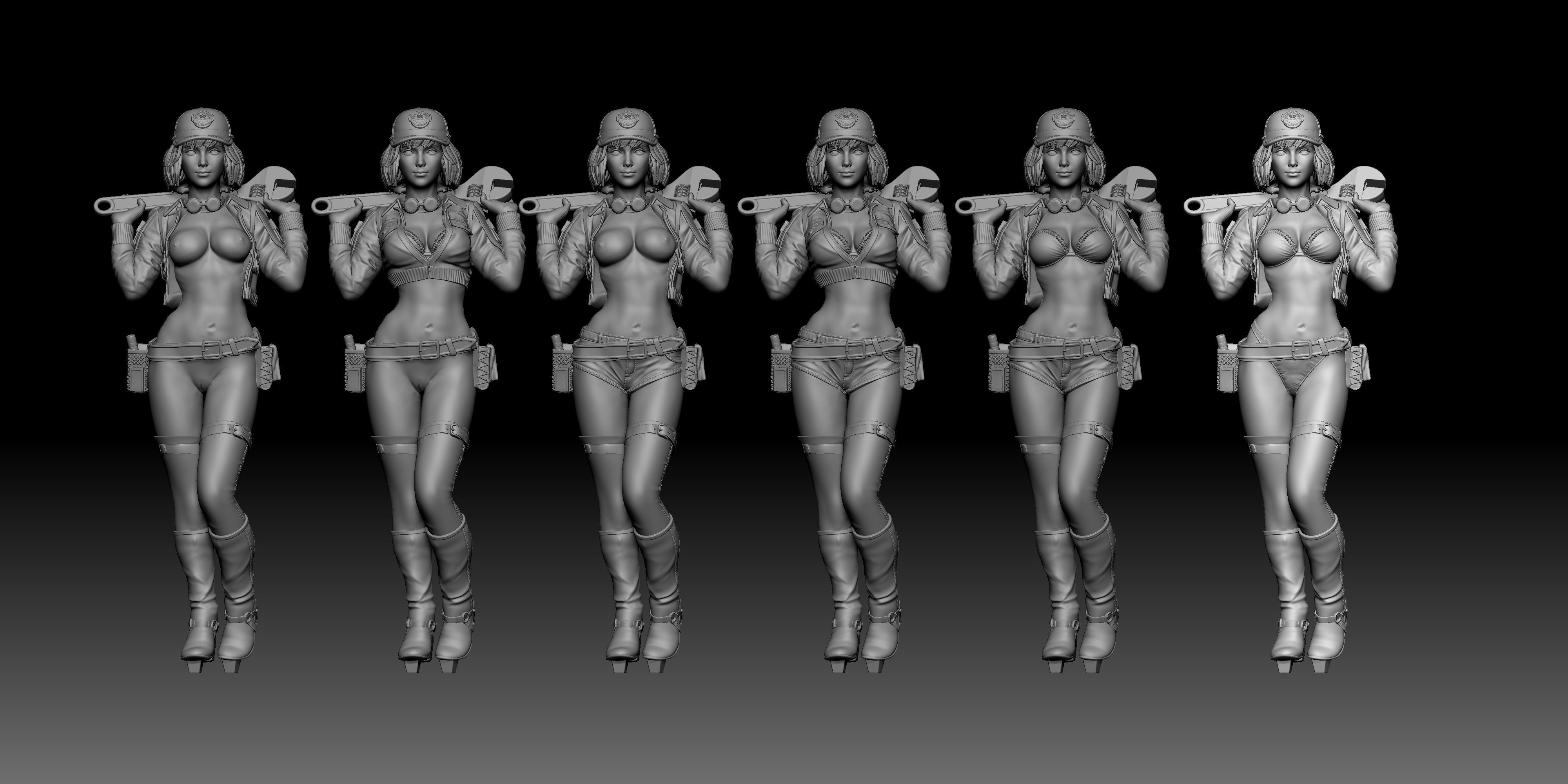 Cindy Aurum Final fantasy 3D print model_9