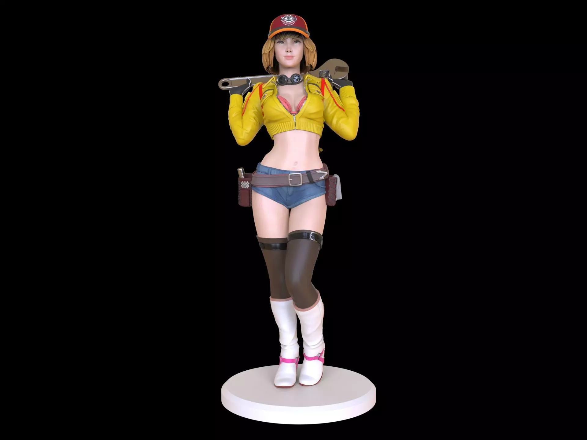 Cindy Aurum Final fantasy 3D print model_0