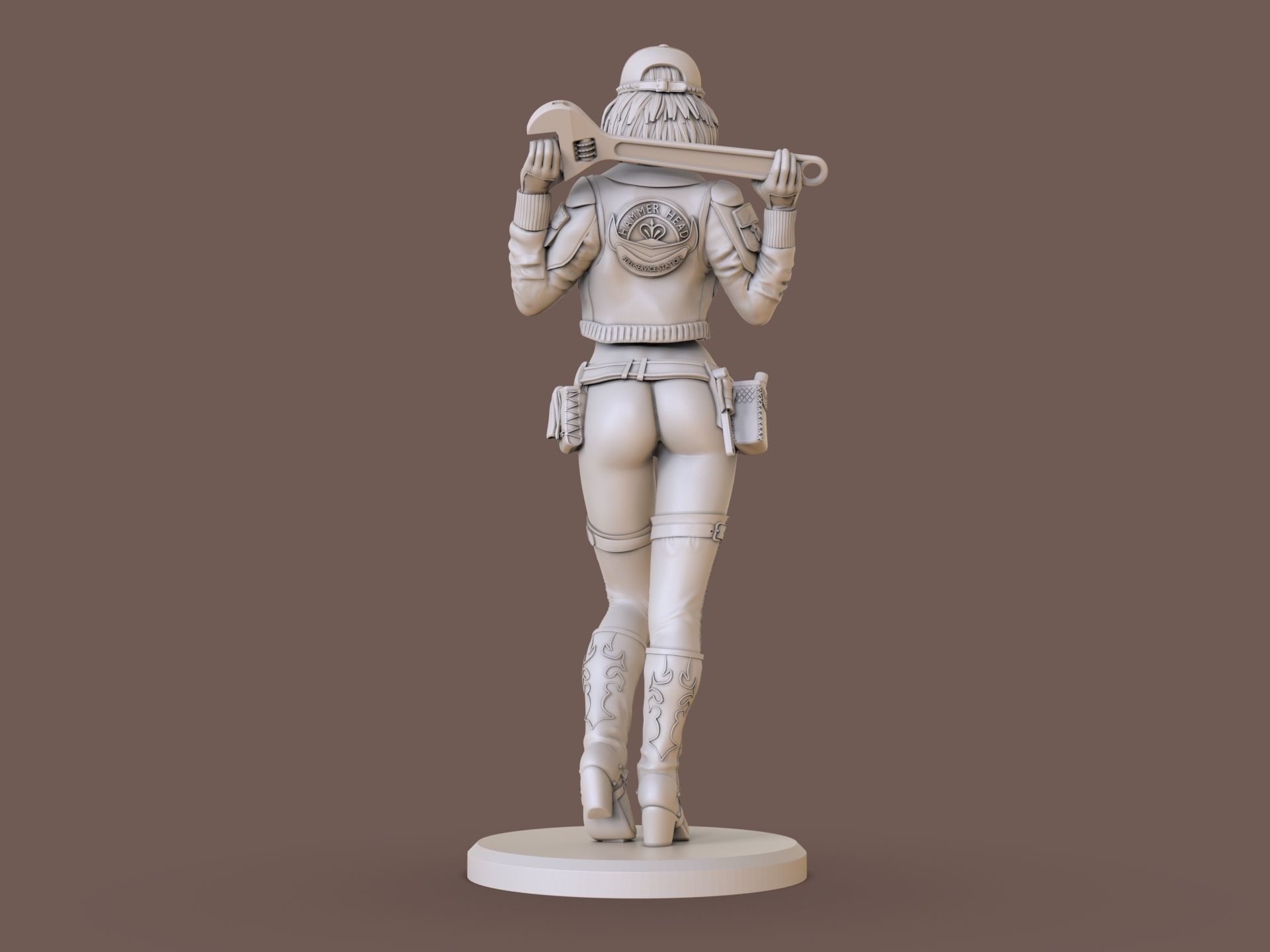 Cindy Aurum Final fantasy 3D print model_19