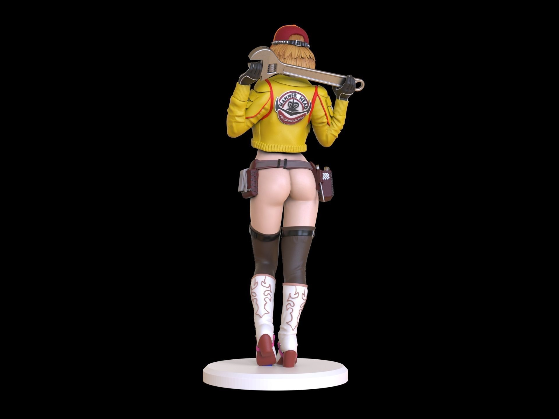 Cindy Aurum Final fantasy 3D print model_29