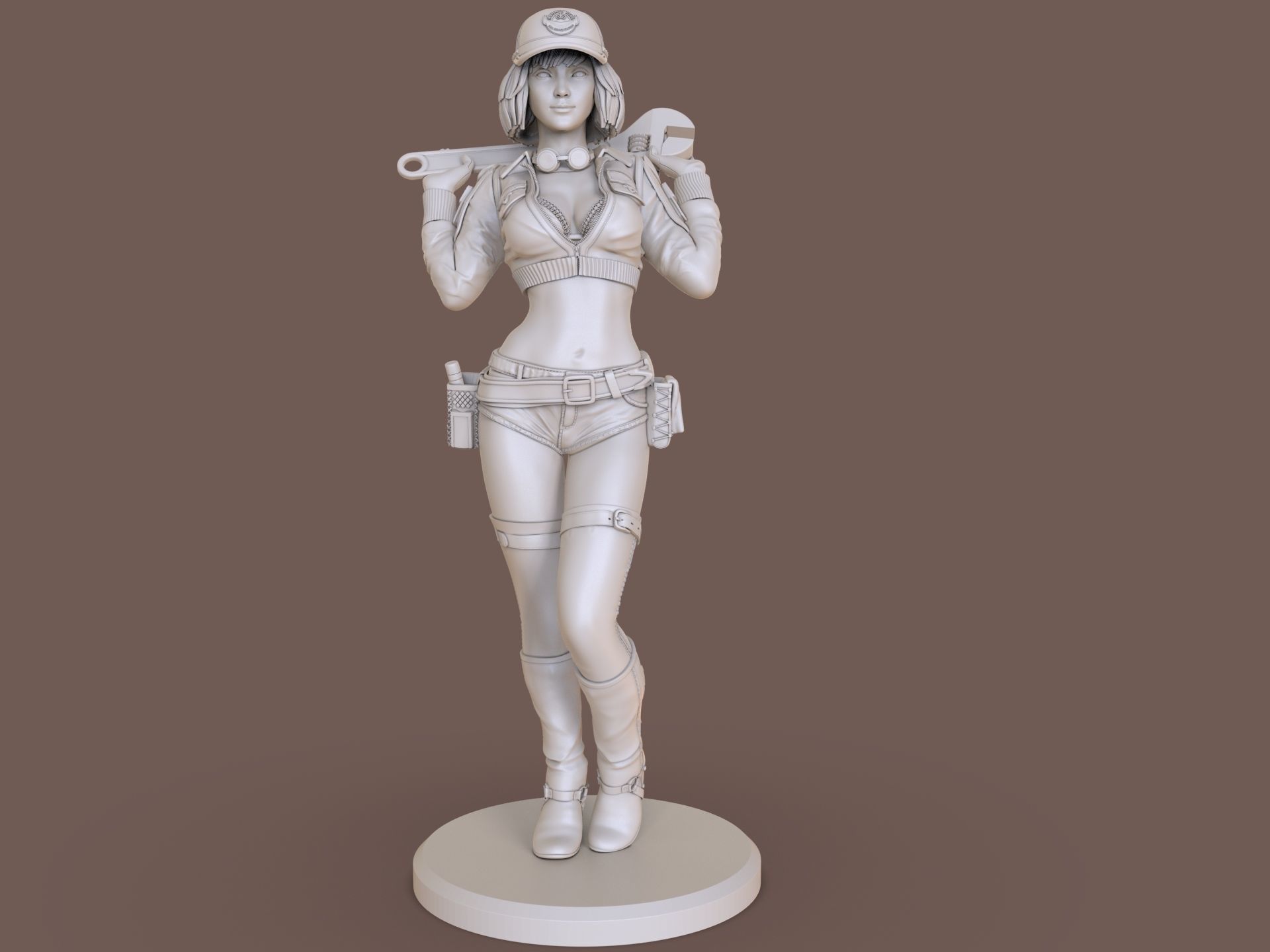 Cindy Aurum Final fantasy 3D print model_1