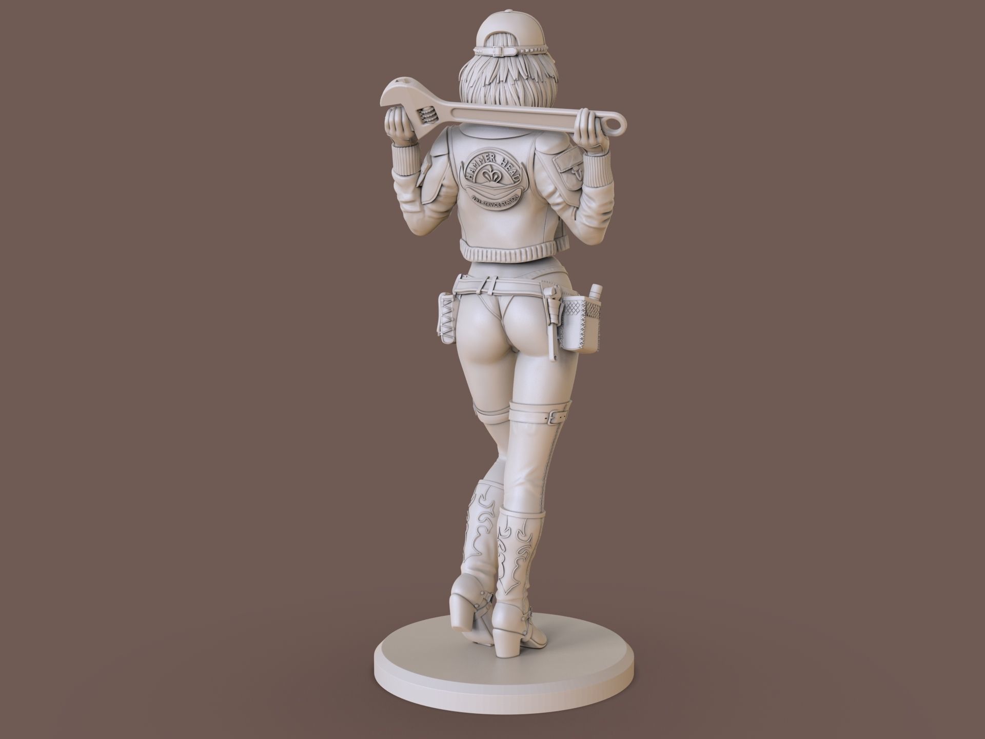 Cindy Aurum Final fantasy 3D print model_15