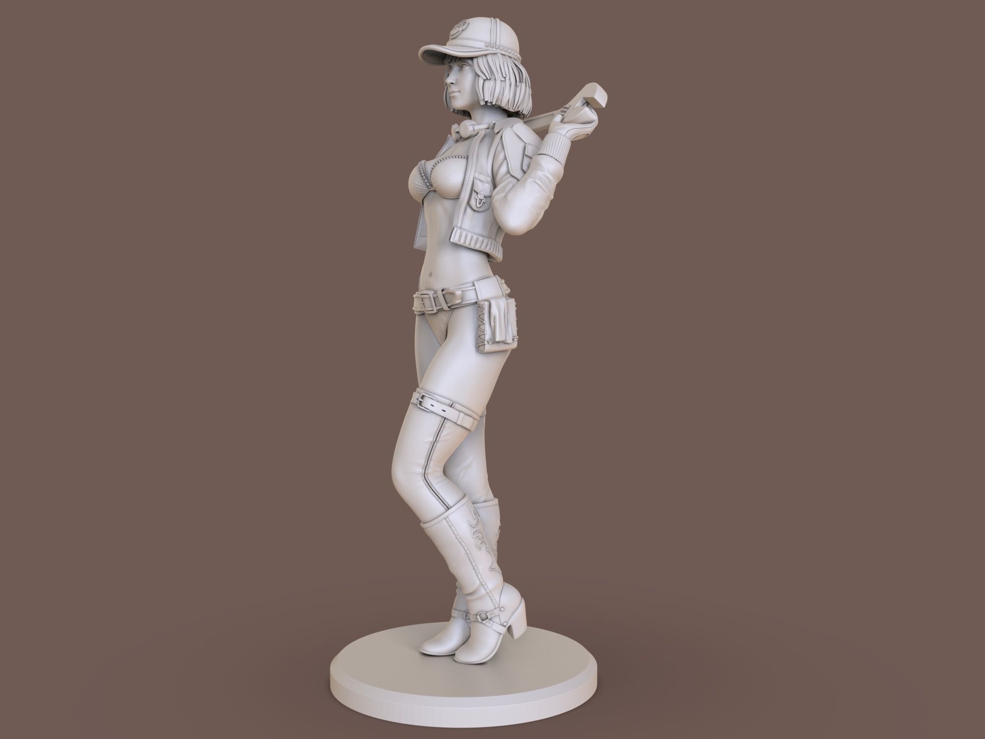 Cindy Aurum Final fantasy 3D print model_17