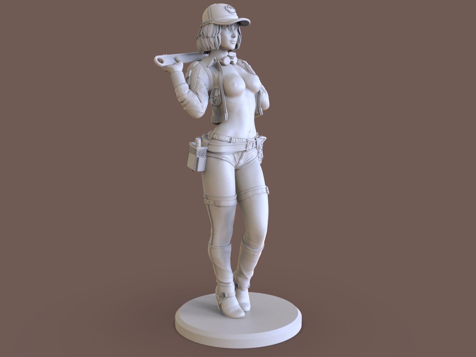 Cindy Aurum Final fantasy 3D print model_36