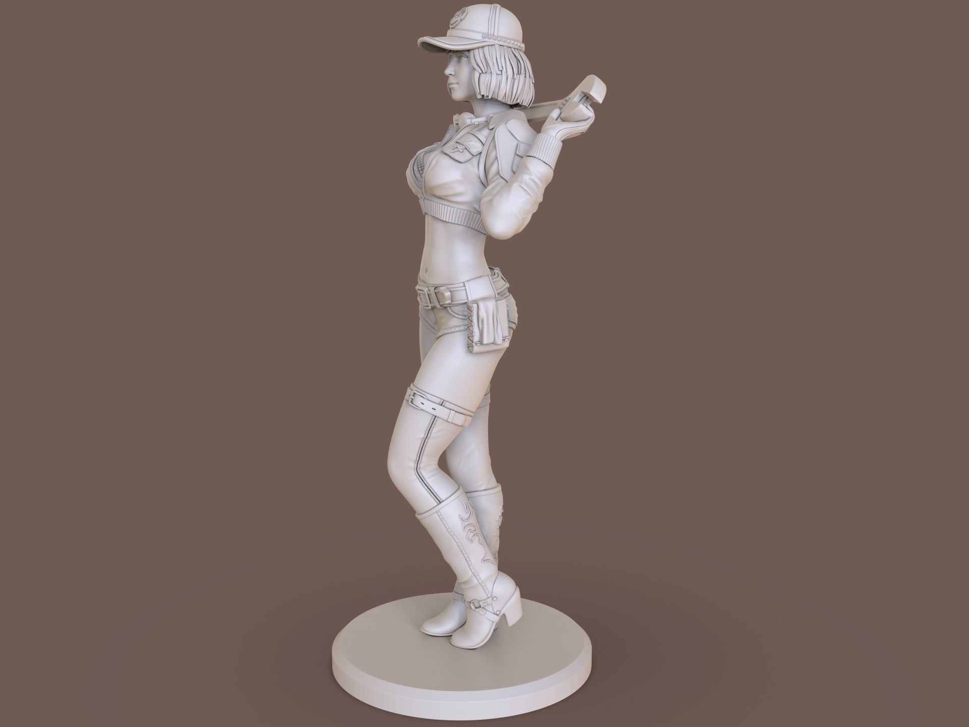 Cindy Aurum Final fantasy 3D print model_12