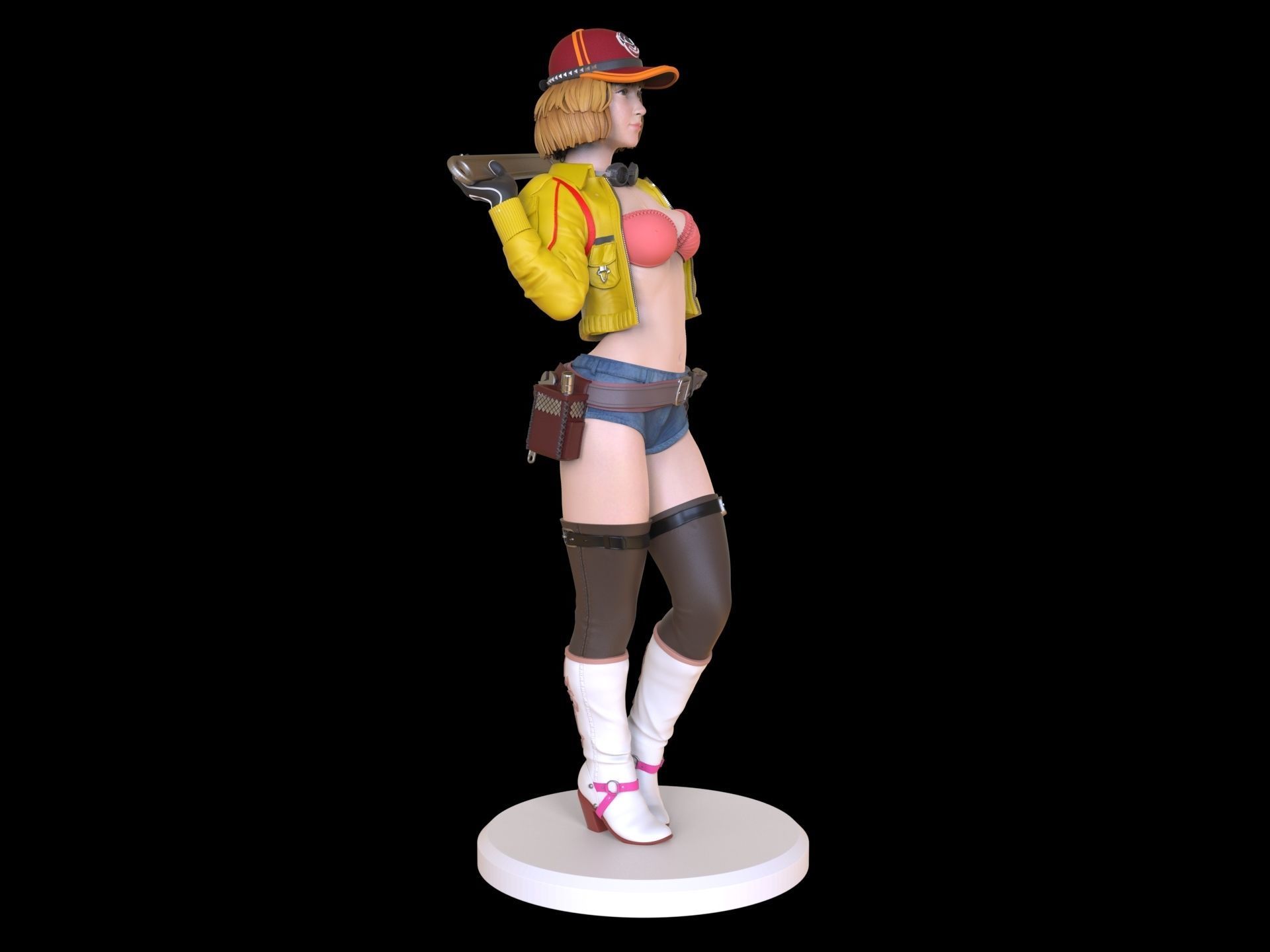 Cindy Aurum Final fantasy 3D print model_34
