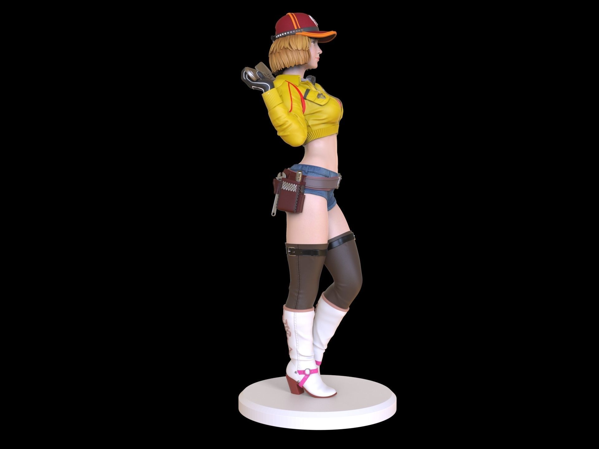 Cindy Aurum Final fantasy 3D print model_28