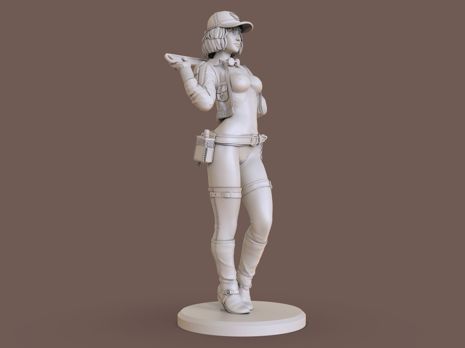 Cindy Aurum Final fantasy 3D print model_20
