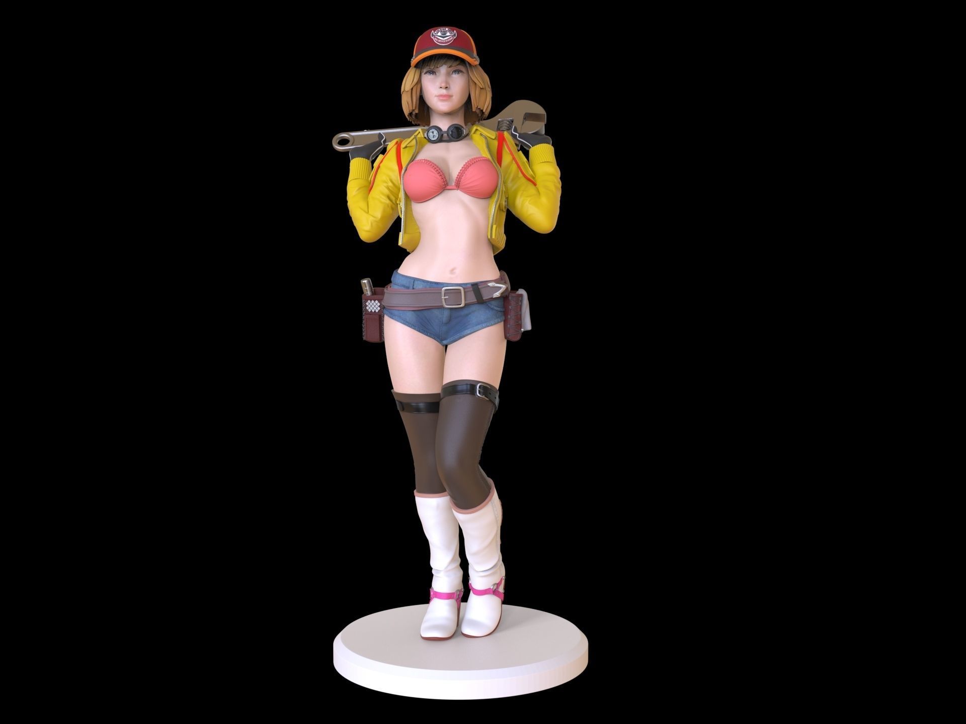 Cindy Aurum Final fantasy 3D print model_32