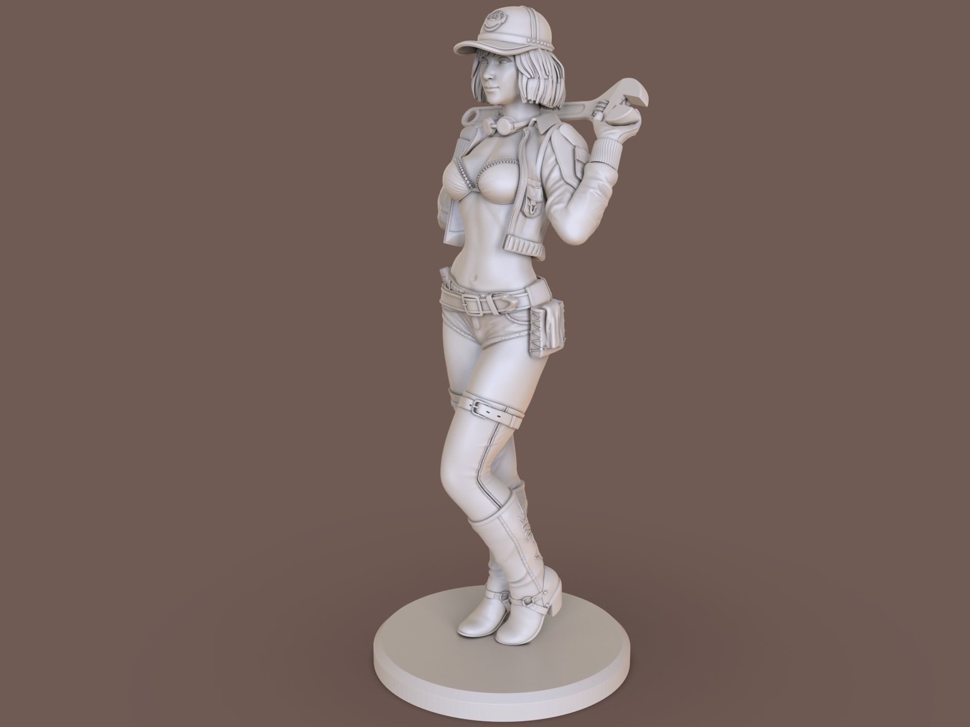 Cindy Aurum Final fantasy 3D print model_23
