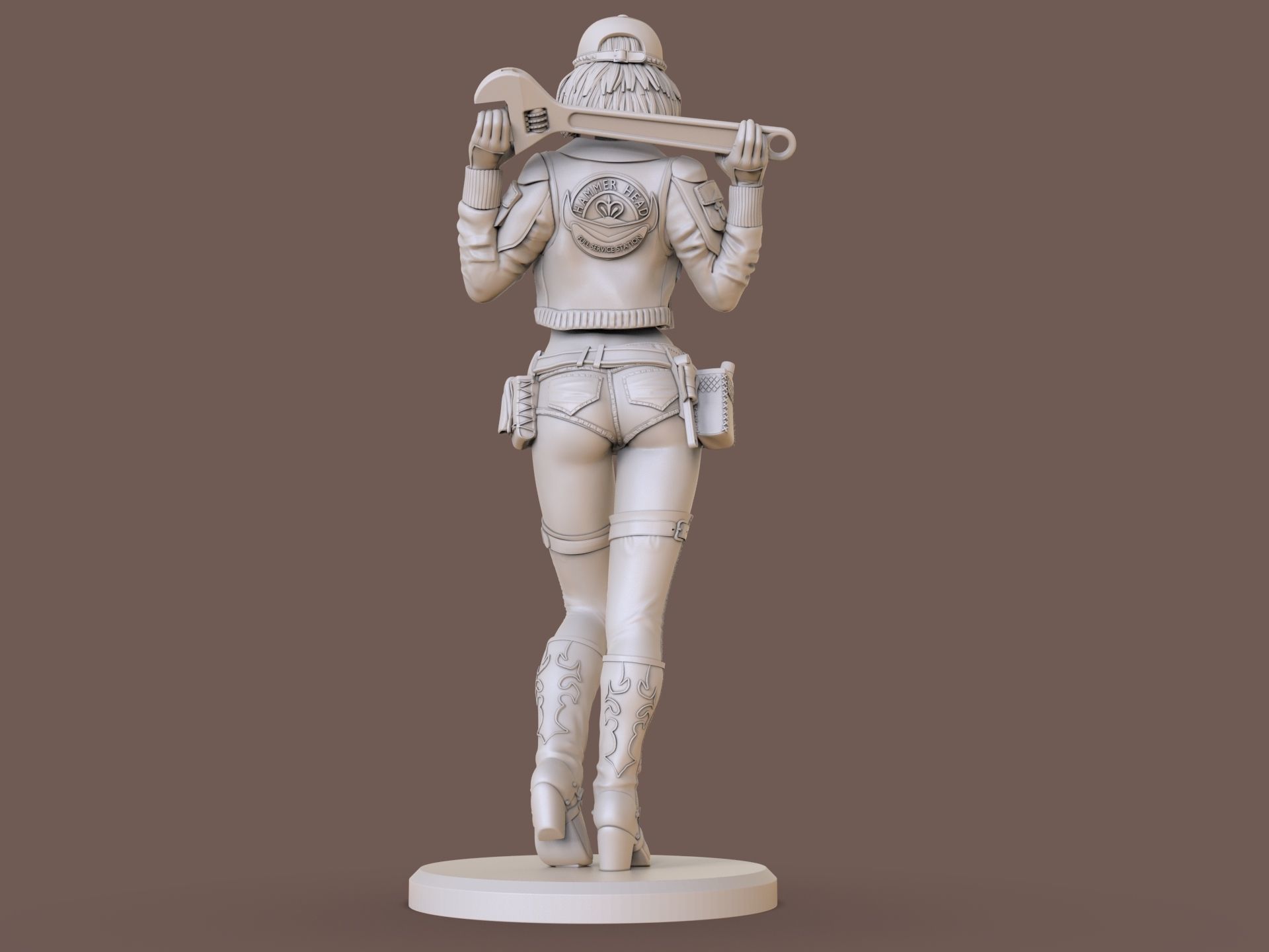 Cindy Aurum Final fantasy 3D print model_10