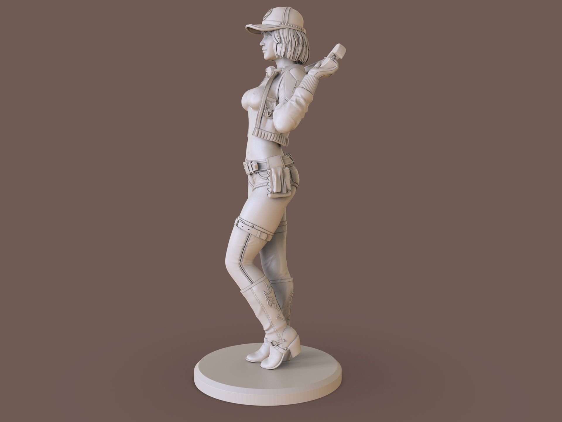 Cindy Aurum Final fantasy 3D print model_38