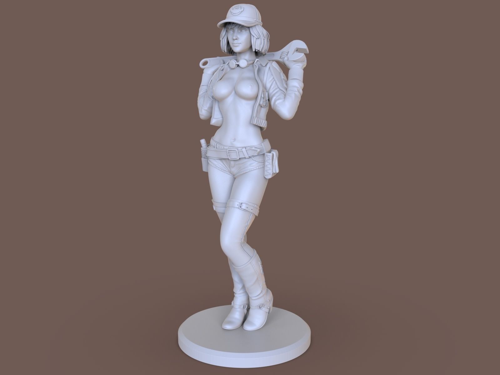 Cindy Aurum Final fantasy 3D print model_37