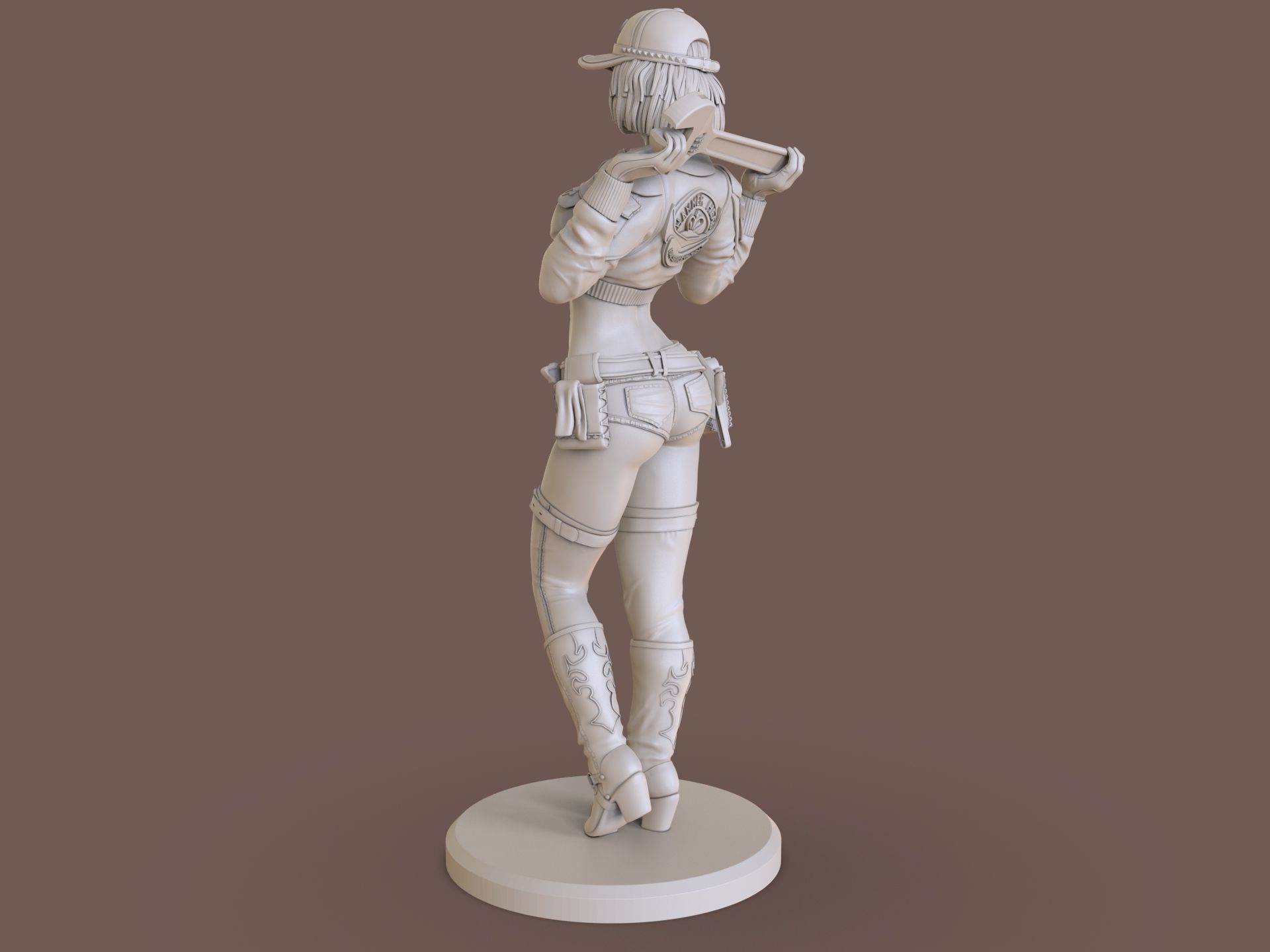 Cindy Aurum Final fantasy 3D print model_13