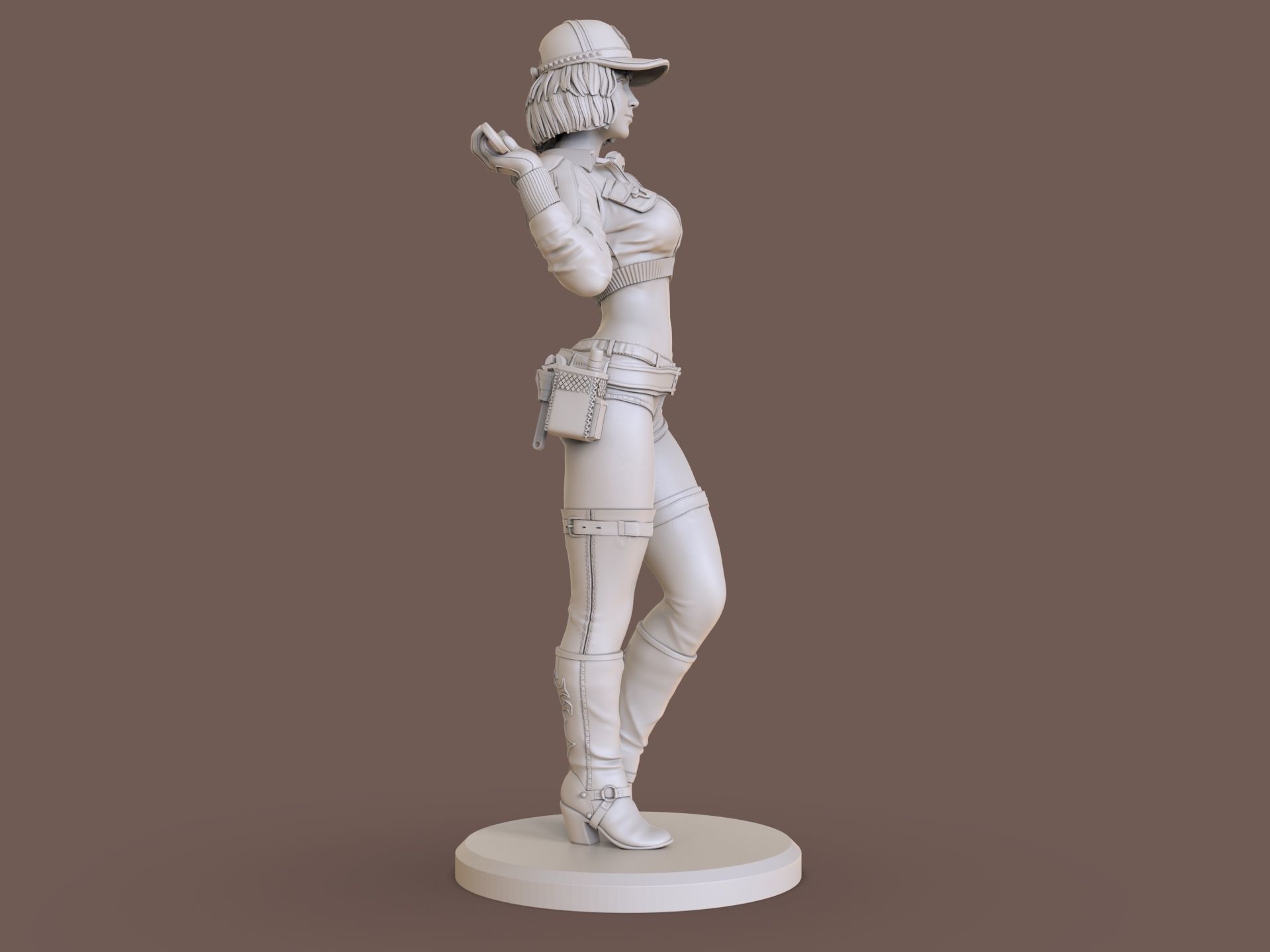 Cindy Aurum Final fantasy 3D print model_11