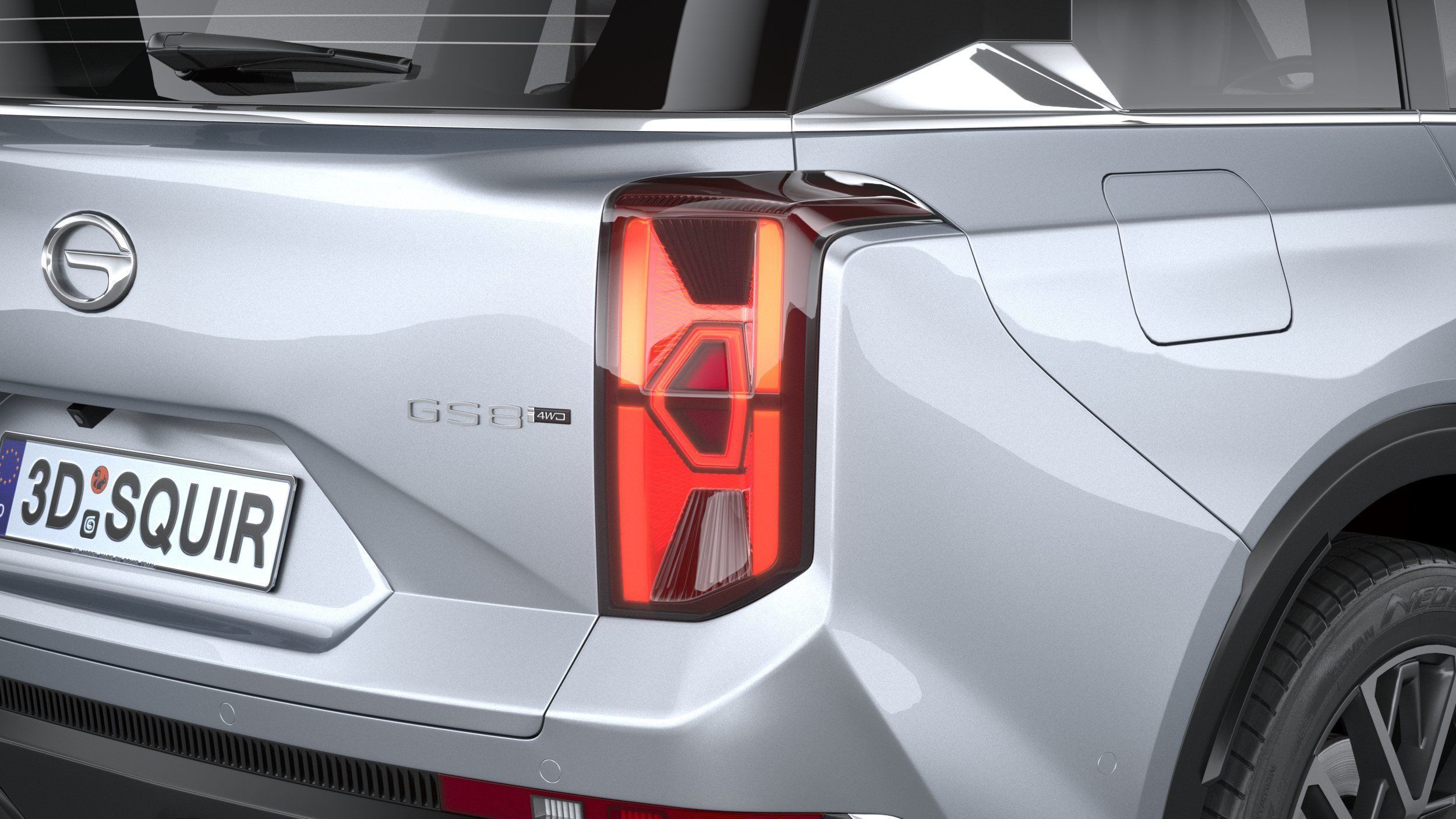 GAC Trumpchi GS8 2022 3D model_18