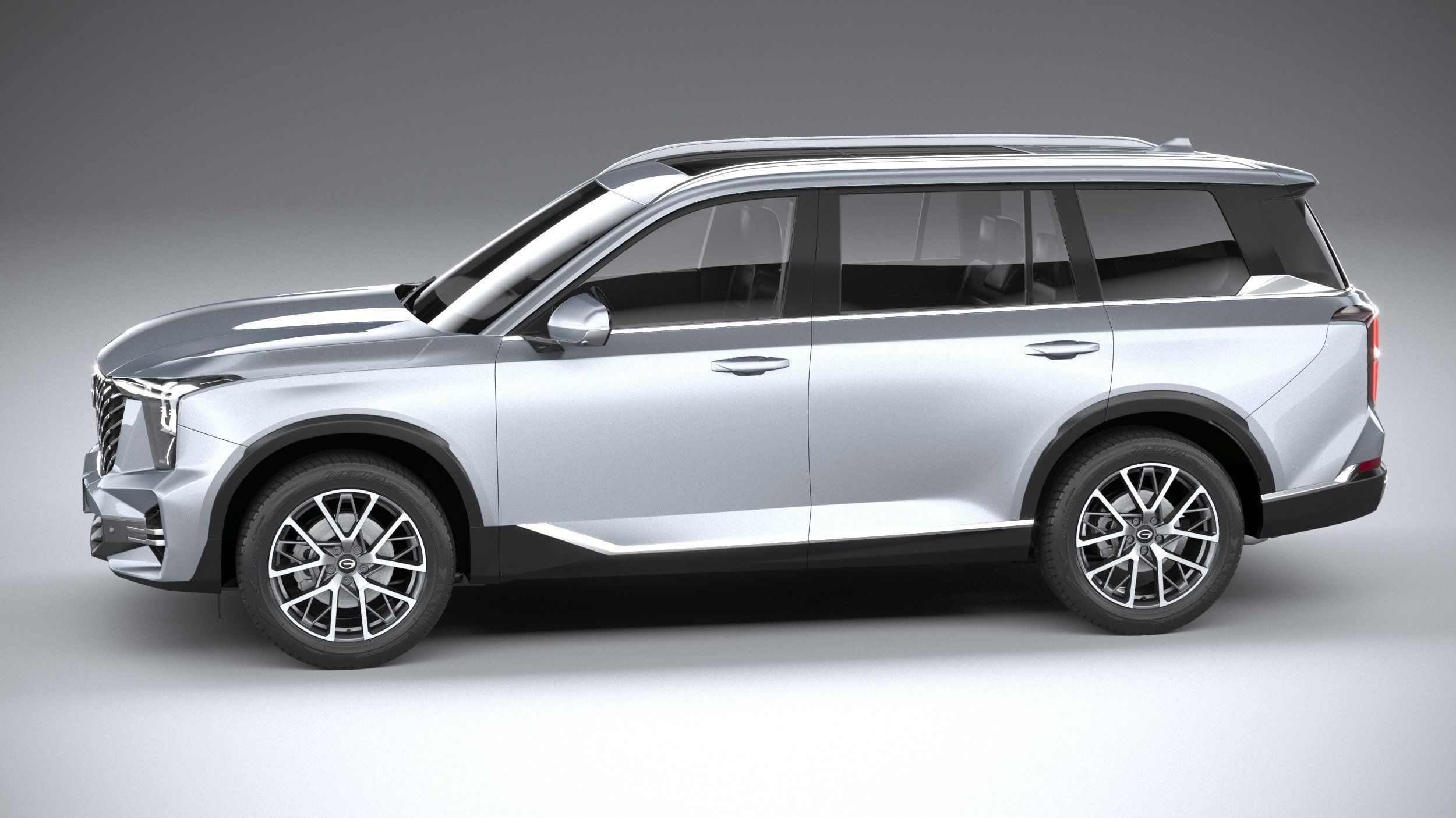 GAC Trumpchi GS8 2022 3D model_8