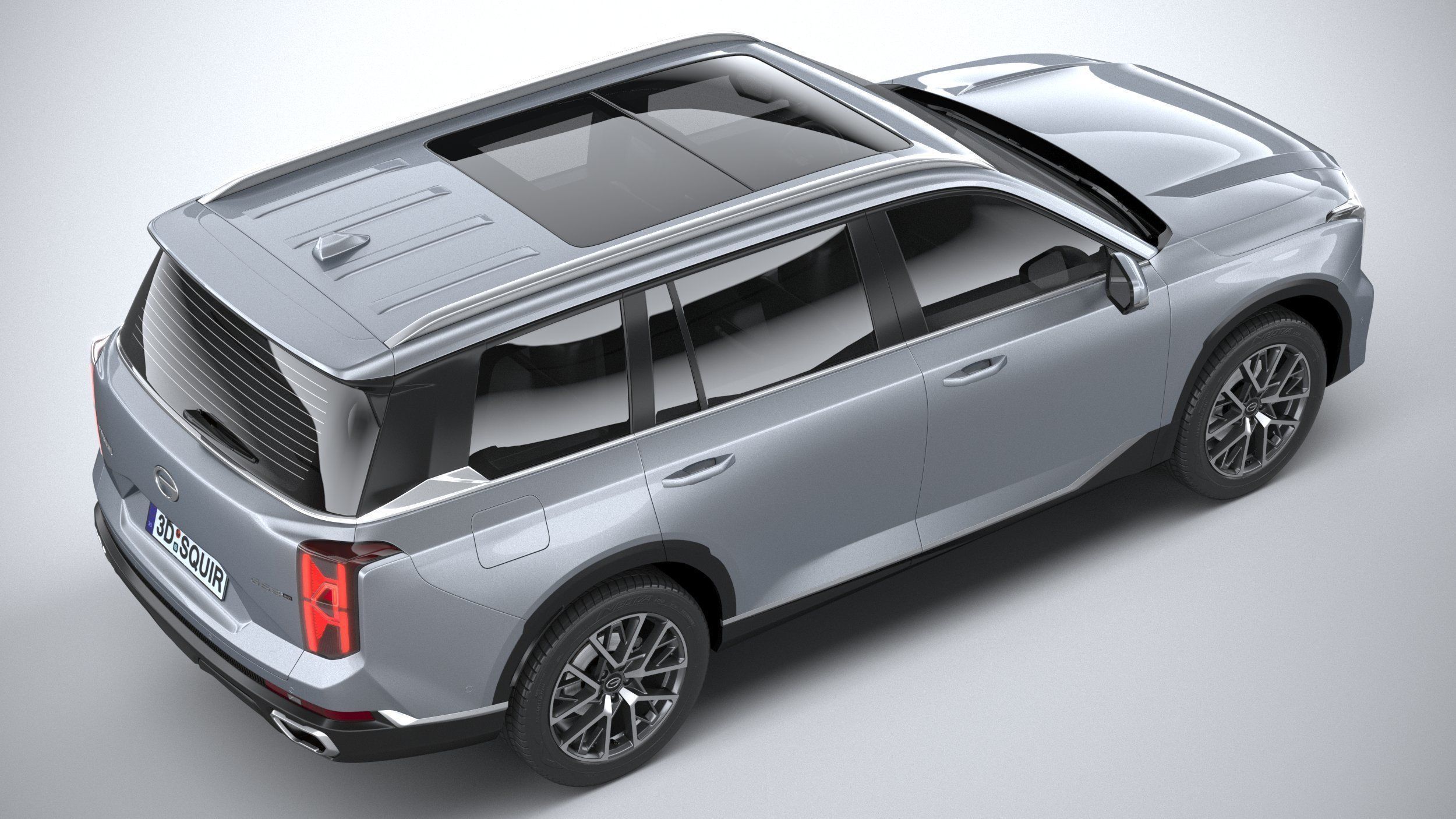 GAC Trumpchi GS8 2022 3D model_10