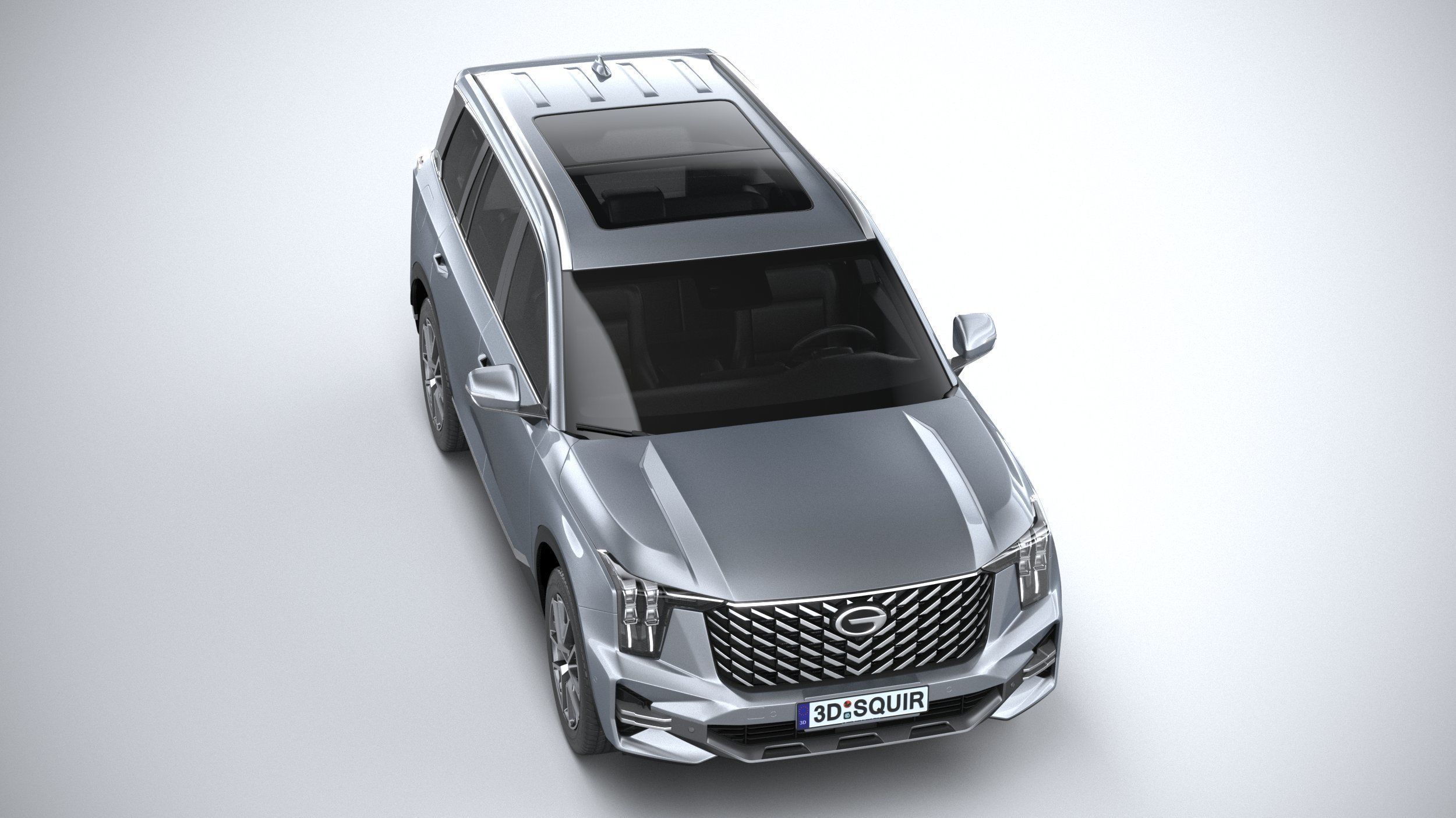 GAC Trumpchi GS8 2022 3D model_12