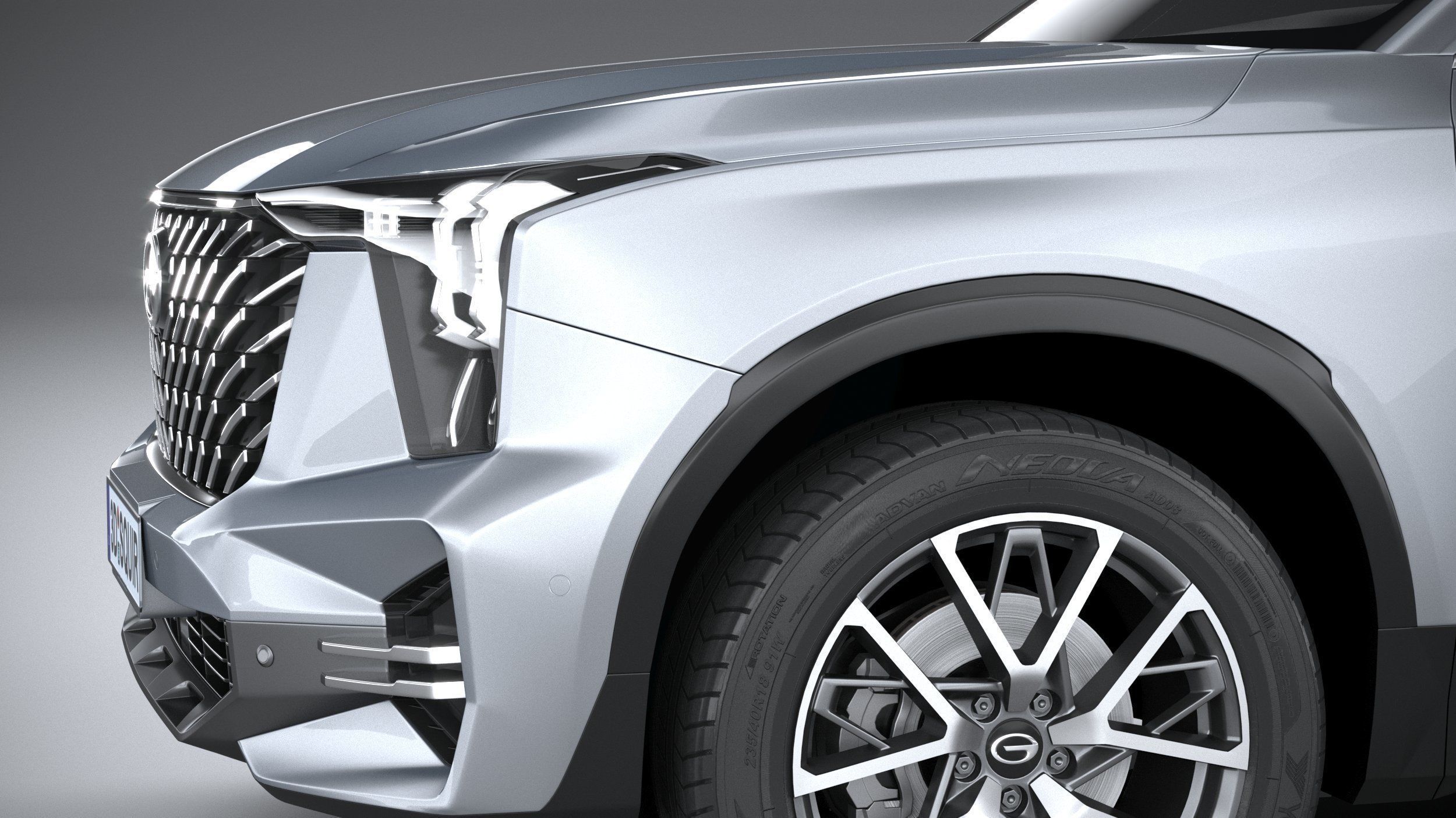 GAC Trumpchi GS8 2022 3D model_3