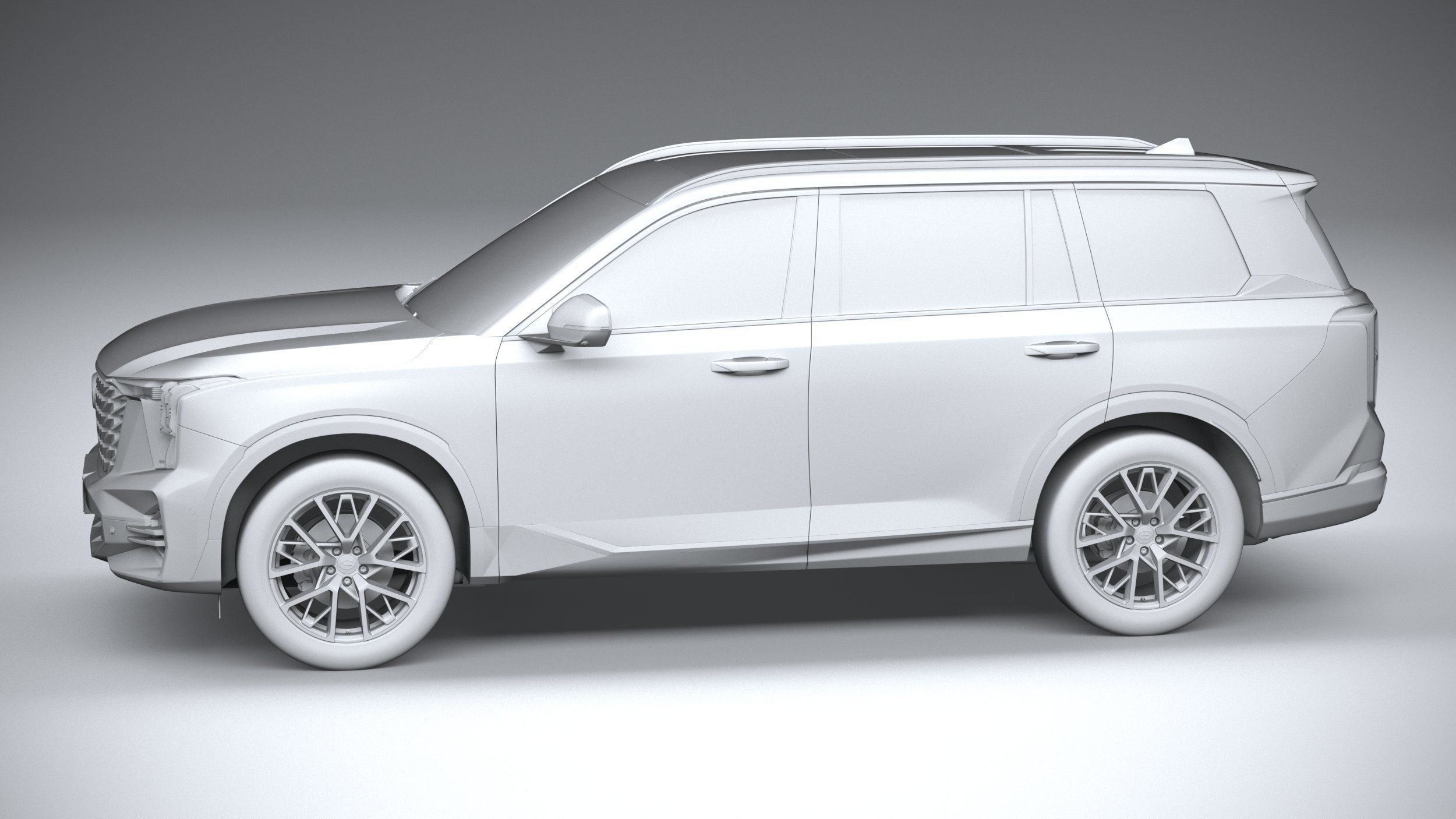 GAC Trumpchi GS8 2022 3D model_22