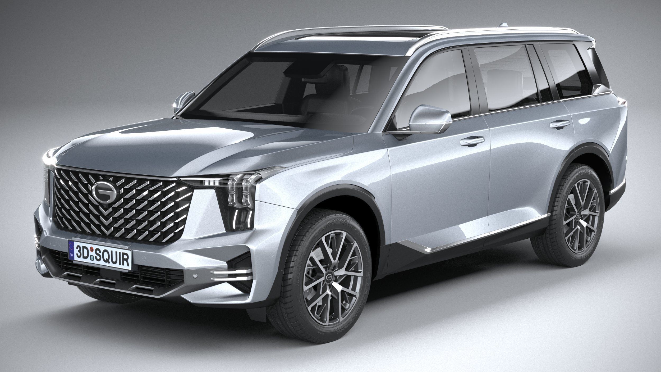 GAC Trumpchi GS8 2022 3D model_1