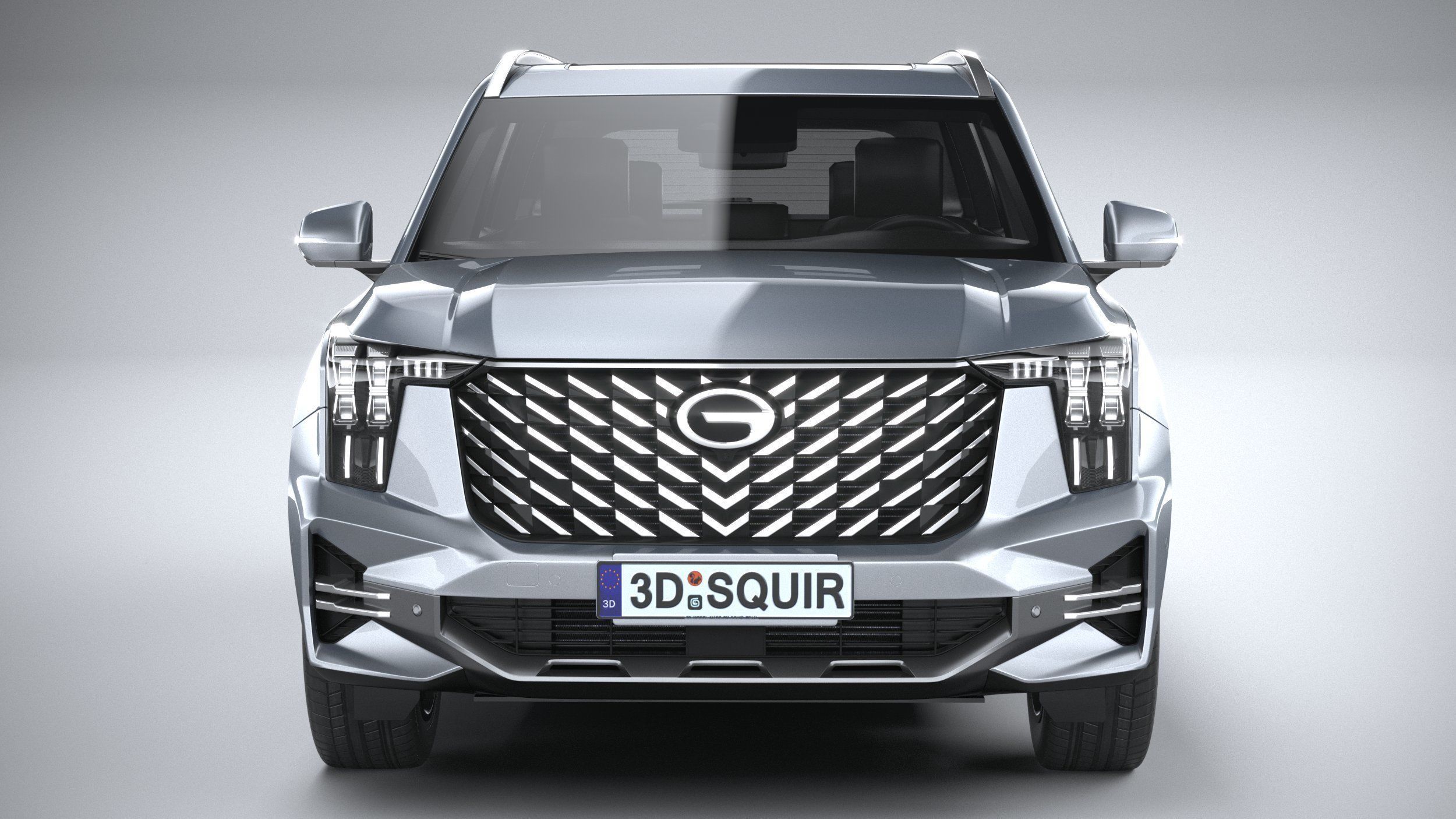 GAC Trumpchi GS8 2022 3D model_13