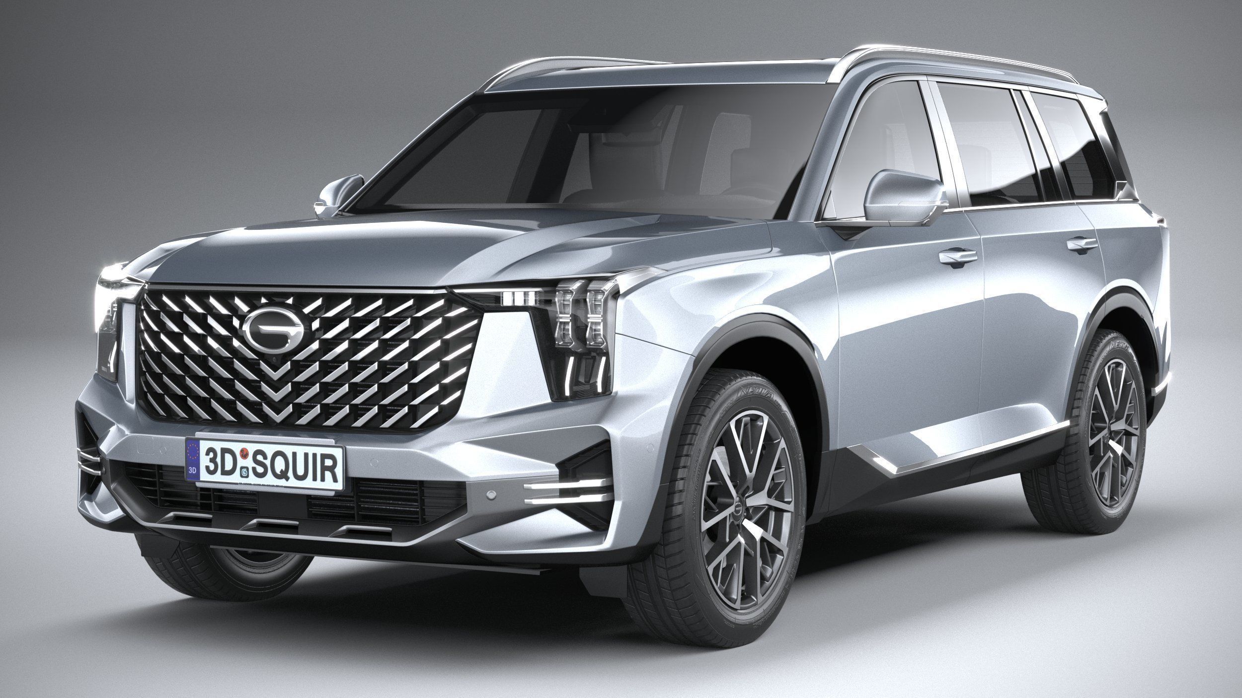 GAC Trumpchi GS8 2022 3D model_2