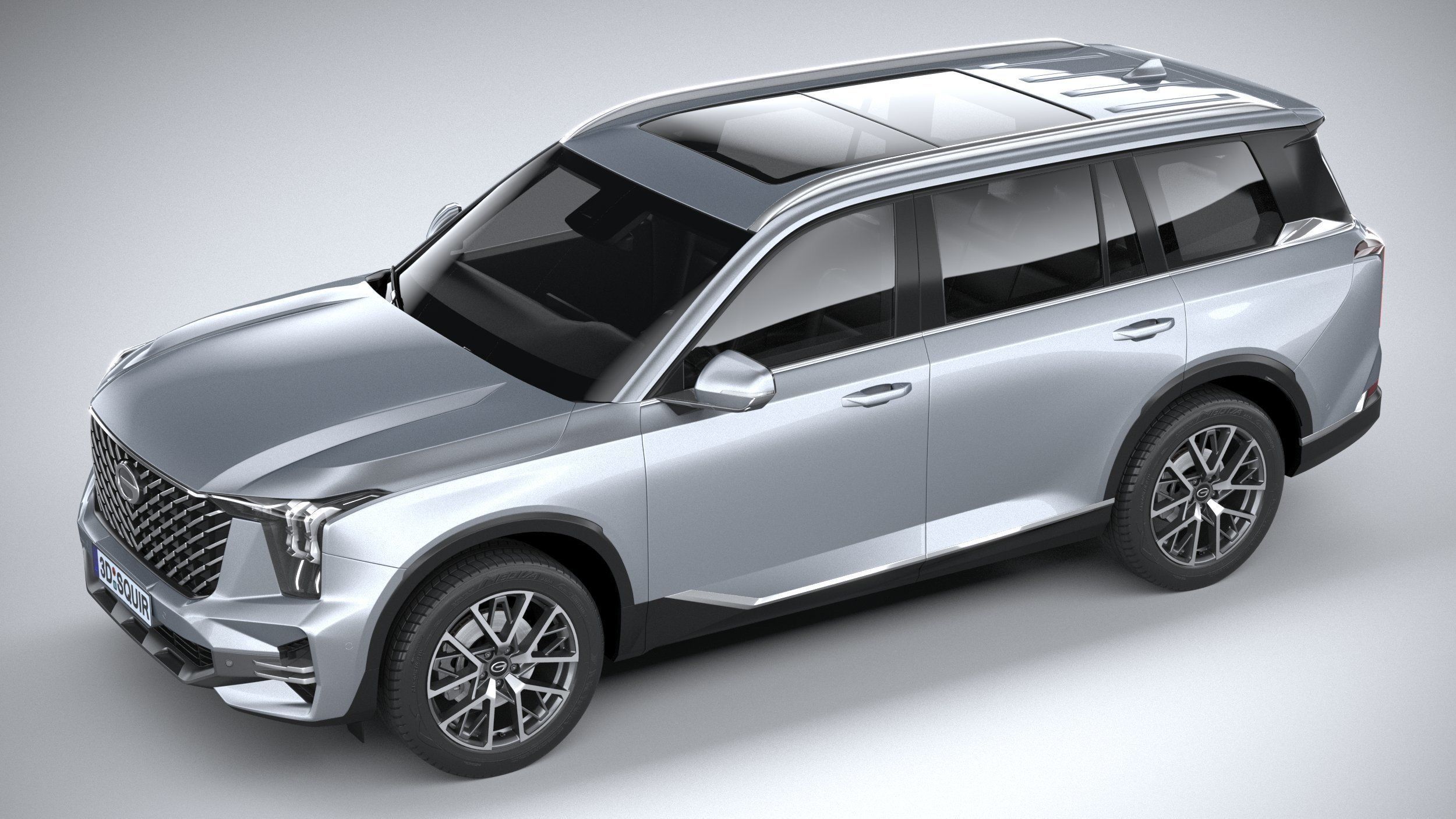 GAC Trumpchi GS8 2022 3D model_7