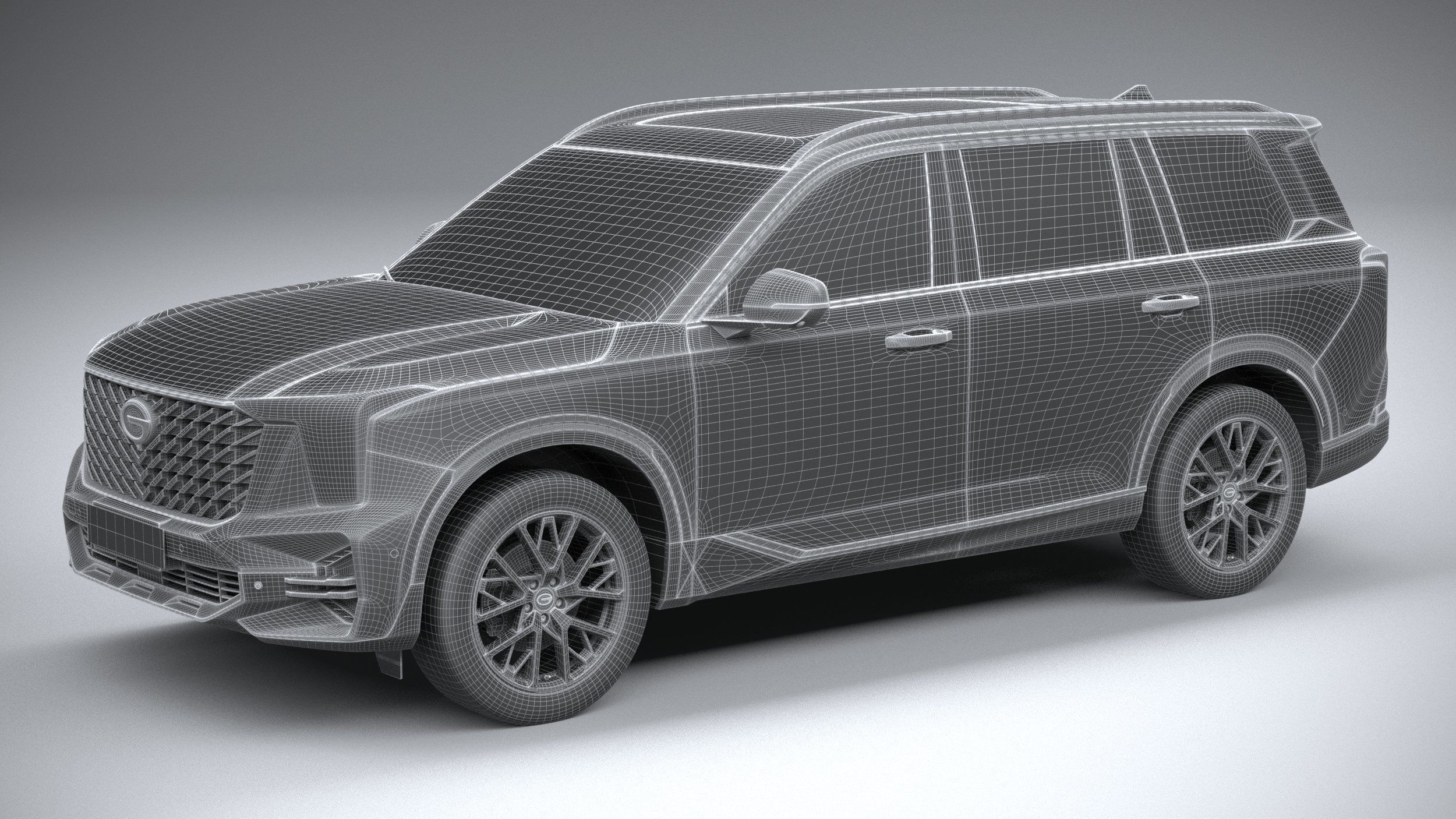 GAC Trumpchi GS8 2022 3D model_26