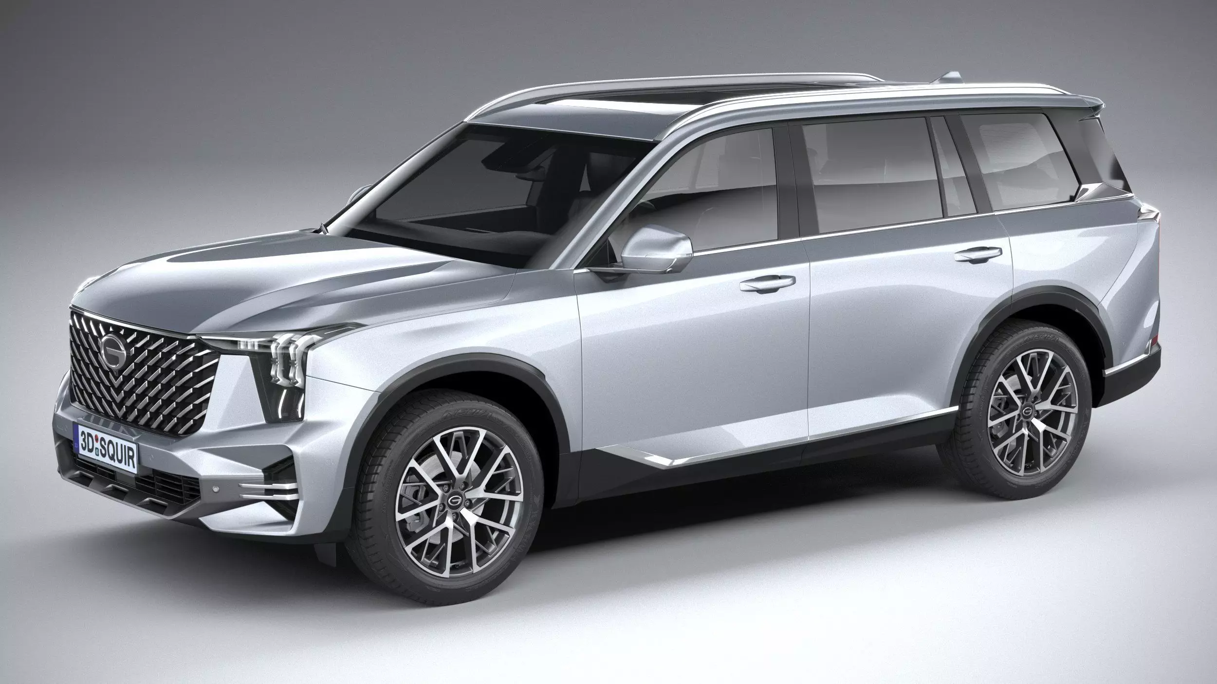 GAC Trumpchi GS8 2022 3D model_0