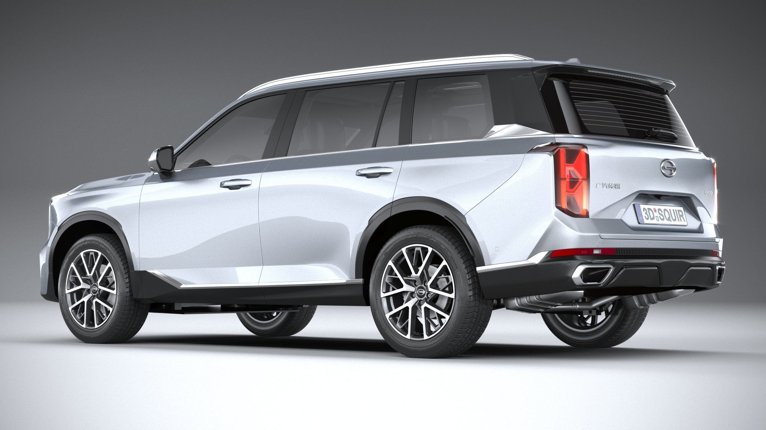 GAC Trumpchi GS8 2022 3D model_5