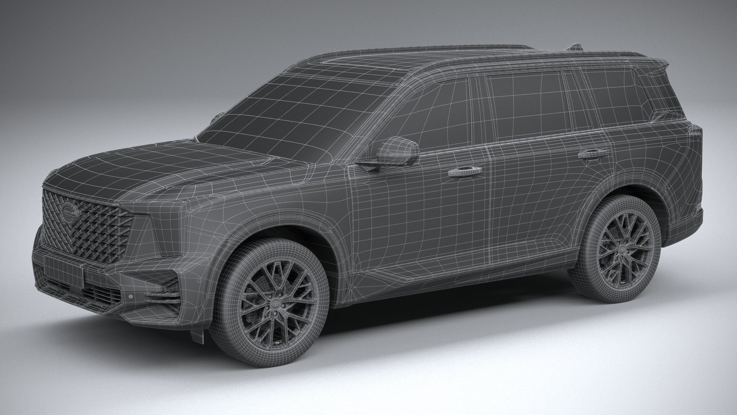 GAC Trumpchi GS8 2022 3D model_28