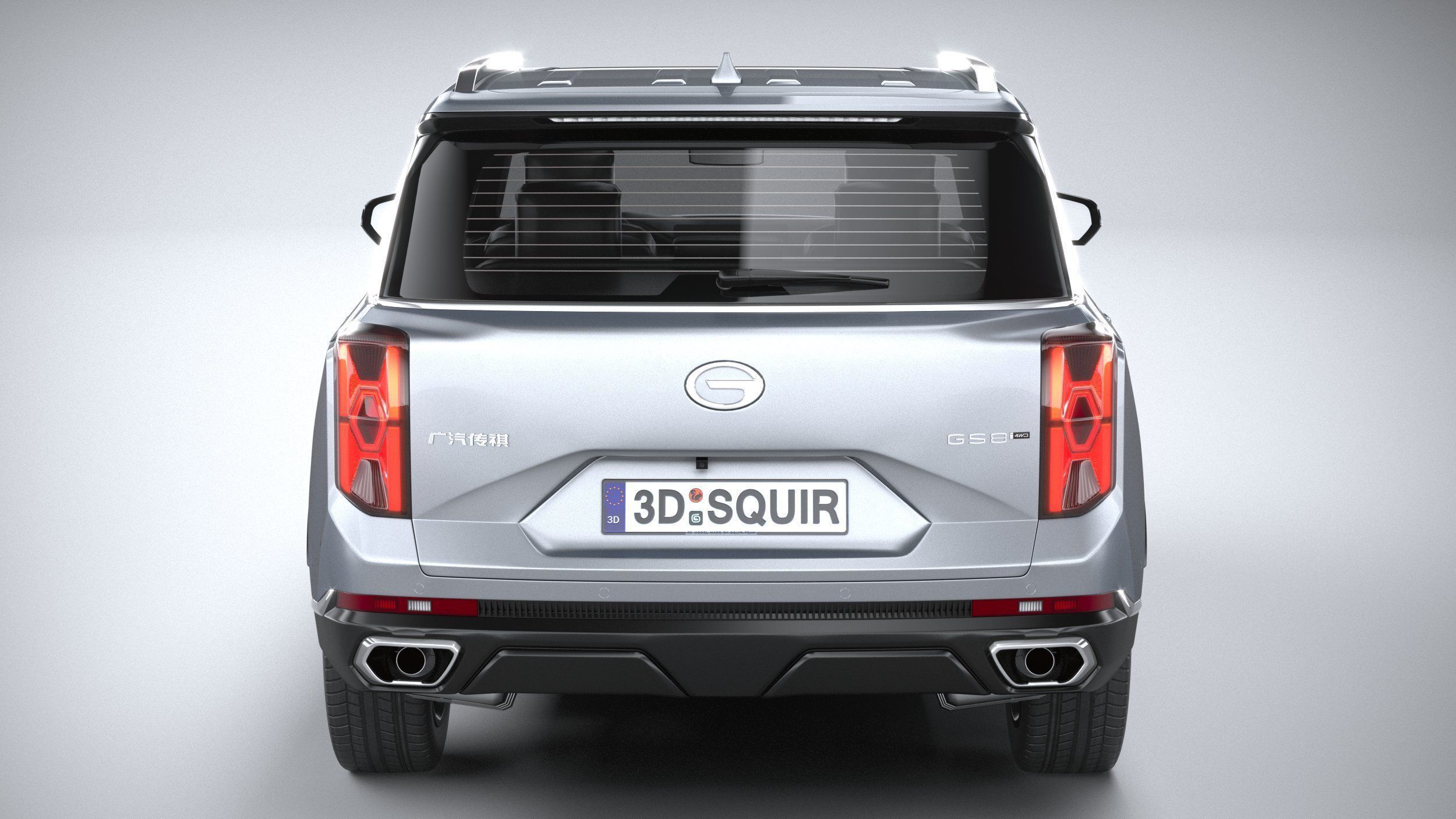 GAC Trumpchi GS8 2022 3D model_4