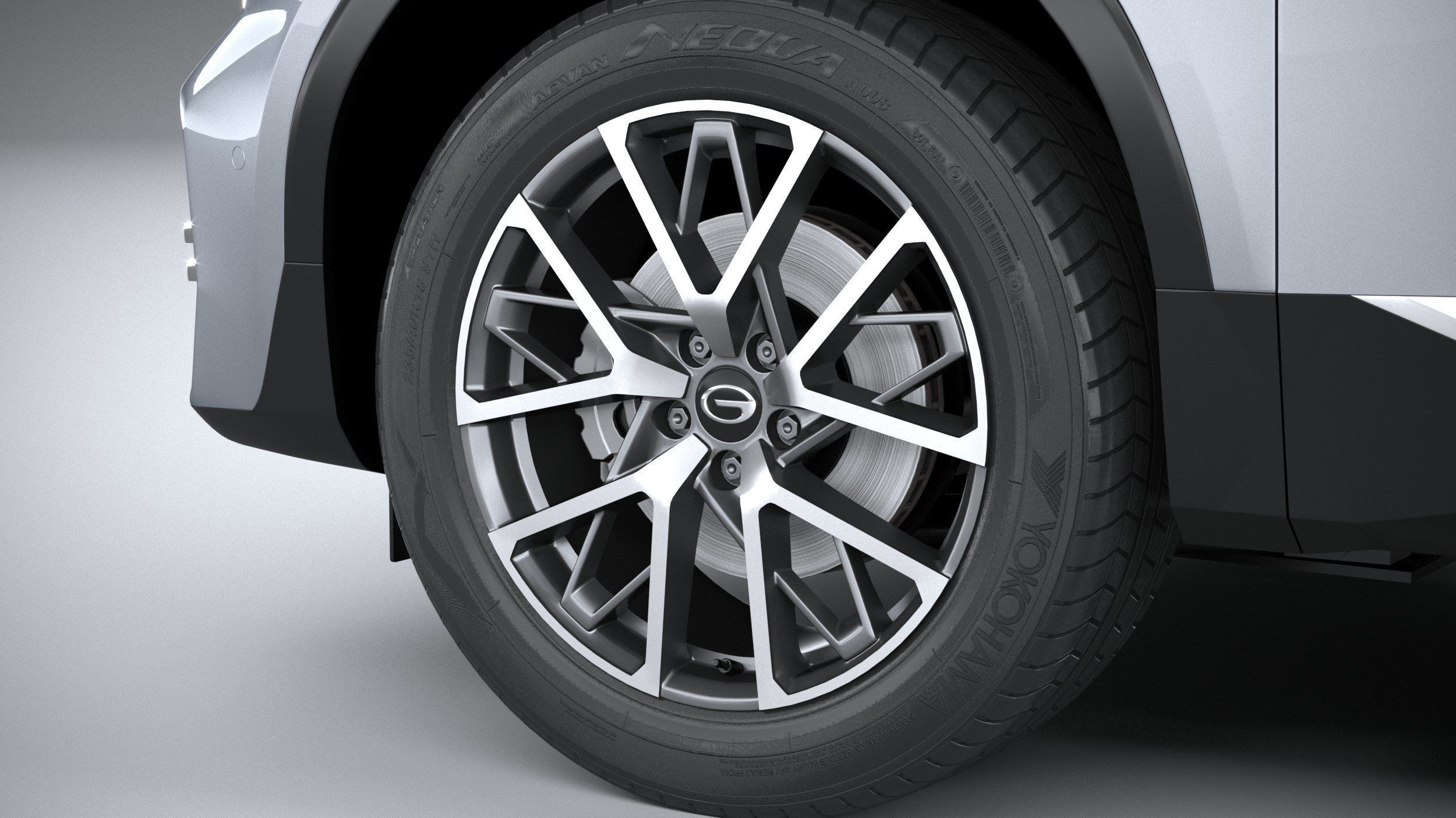 GAC Trumpchi GS8 2022 3D model_16