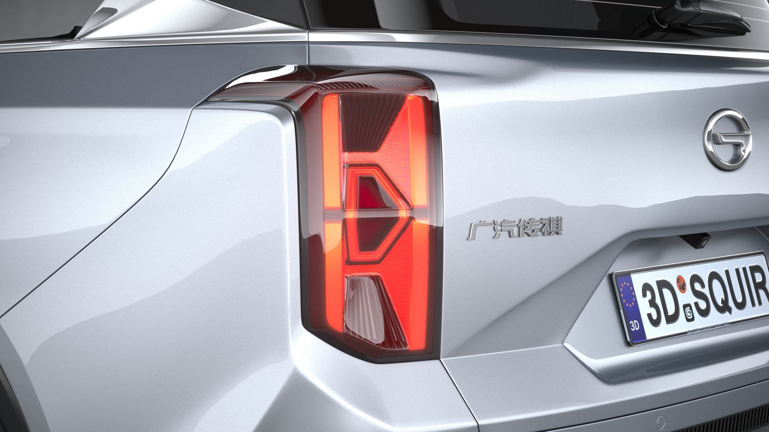 GAC Trumpchi GS8 2022 3D model_15