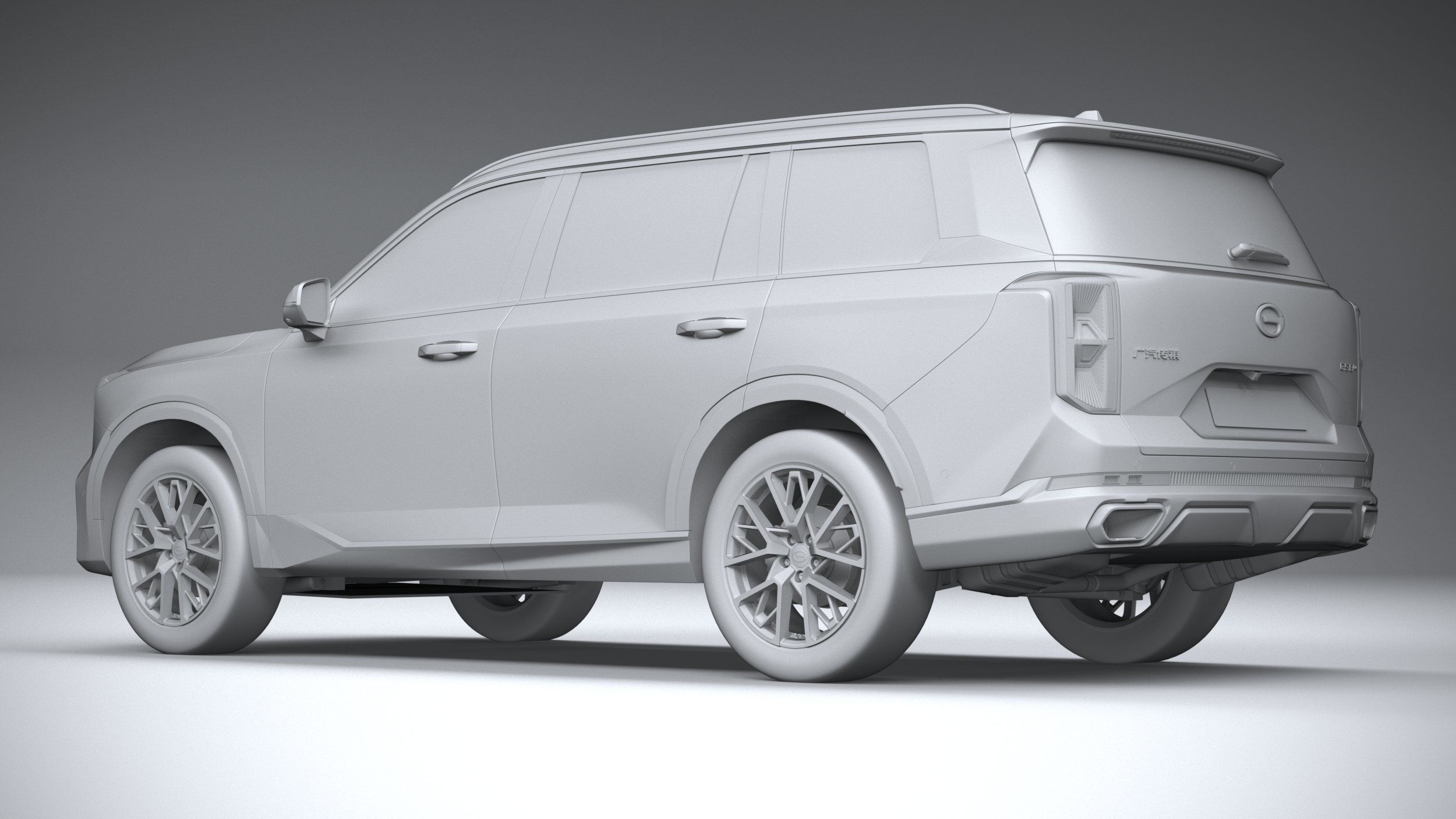 GAC Trumpchi GS8 2022 3D model_21